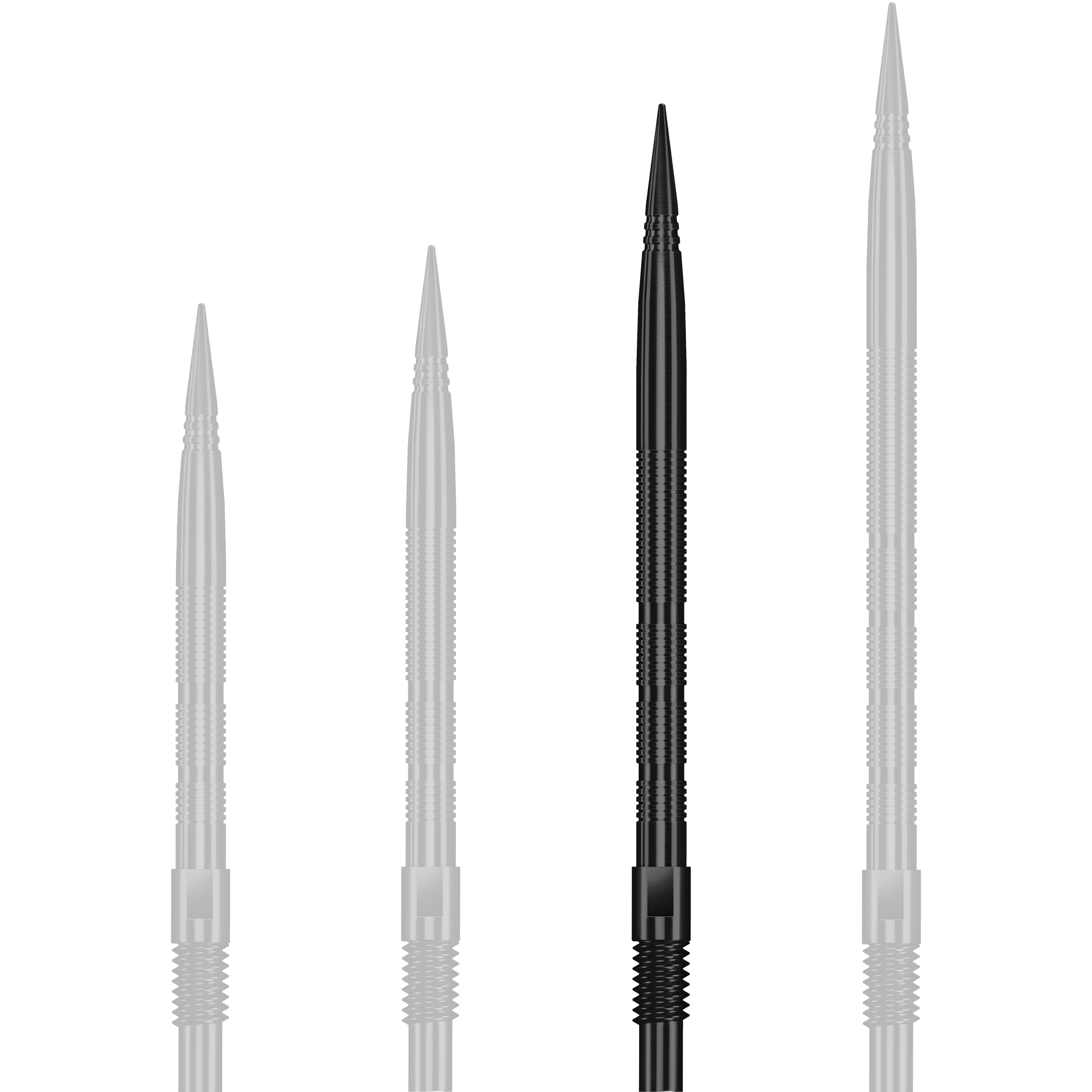 Harrows - Quick Point Micro Ridge - Schwarz Harrows - Quick Point Micro Ridge - Schwarz