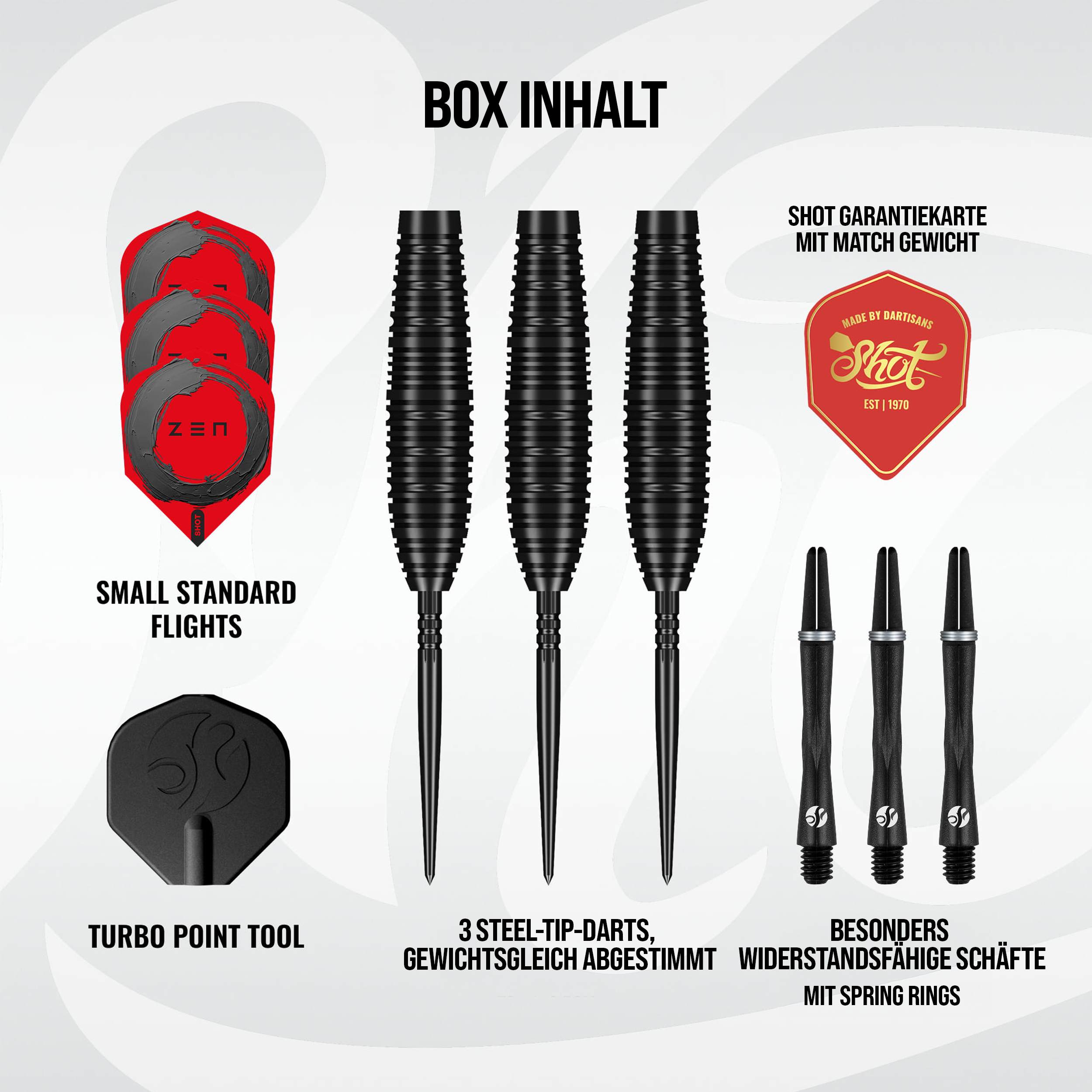 Shot - Turbo Point - Zen Bomber - Steeldart Shot - Turbo Point - Zen Bomber - Steeldart