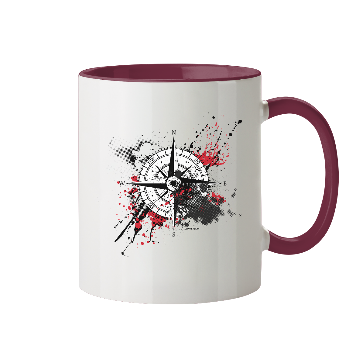 DartSturm - Navigator - Tasse zweifarbig