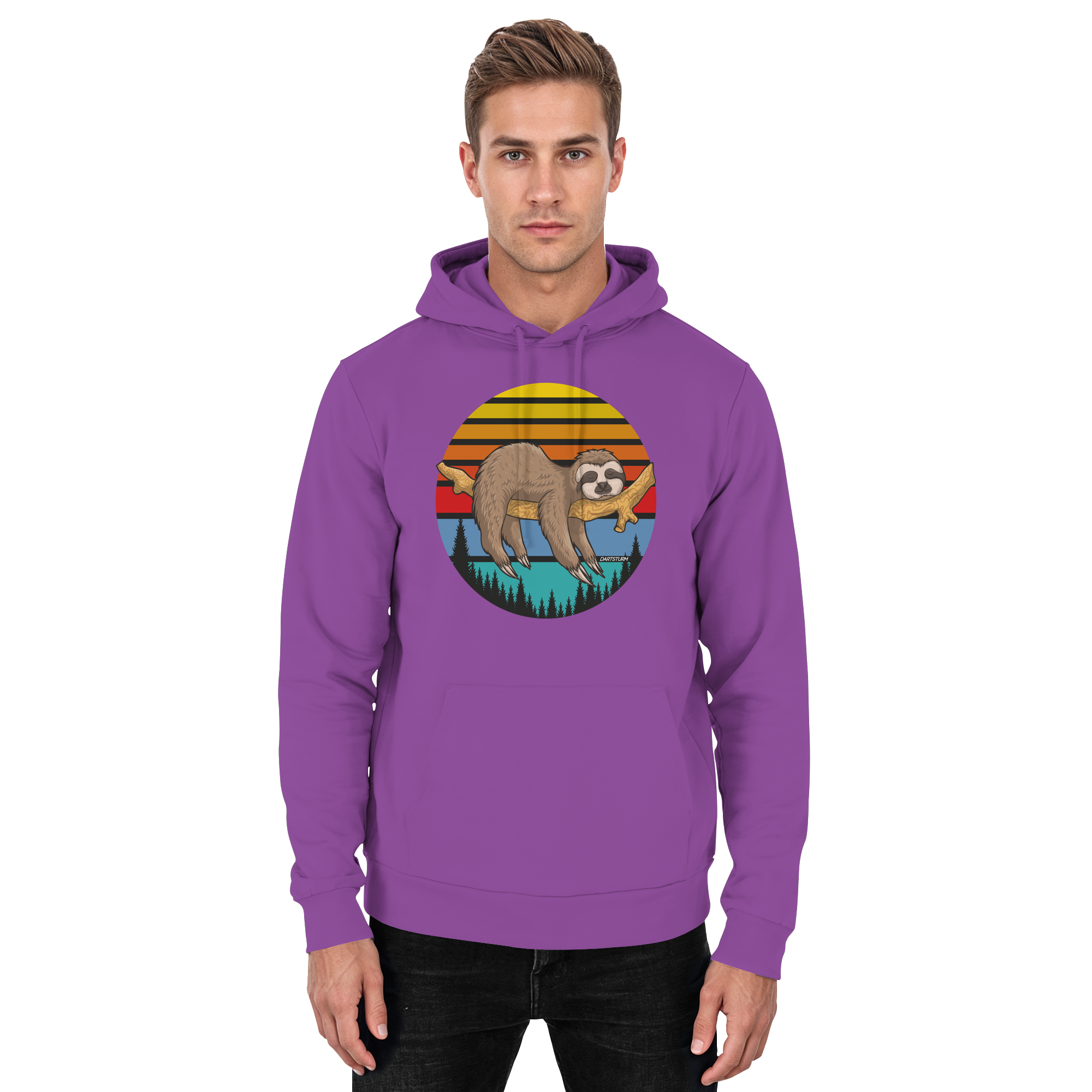 DartSturm - Lazy Sloth - Basic Unisex Hoodie