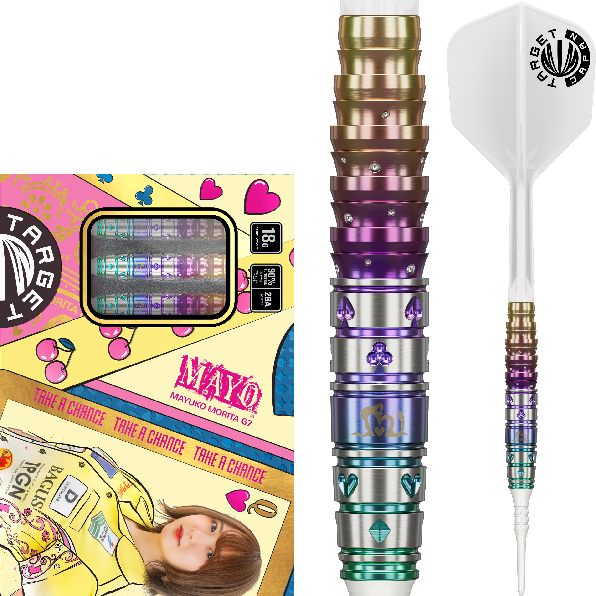 Target Japan - Morita Mayuko GEN 7 - Softdart Target Japan - Morita Mayuko GEN 7 - Softdart