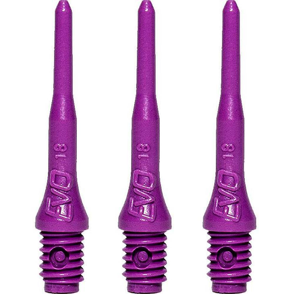 Evolution-Evo-Spitzen-22mm-Lila Evolution - Softdartspitzen