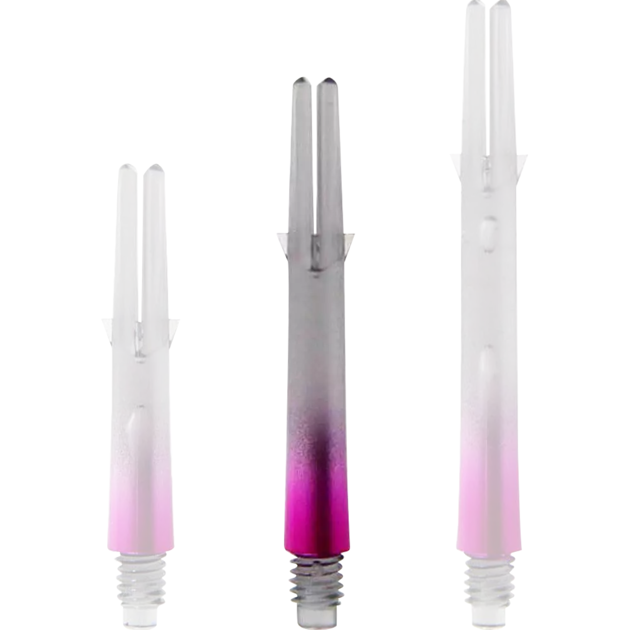 L-Style - L-Shaft Lock Straight TwoTone - Schwarz Klar Pink