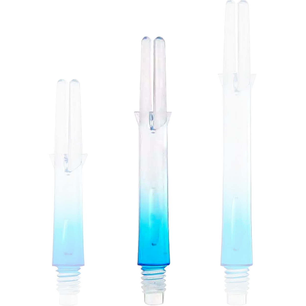 L-Style - L-Shaft Lock Straight TwoTone - Transparent Blau