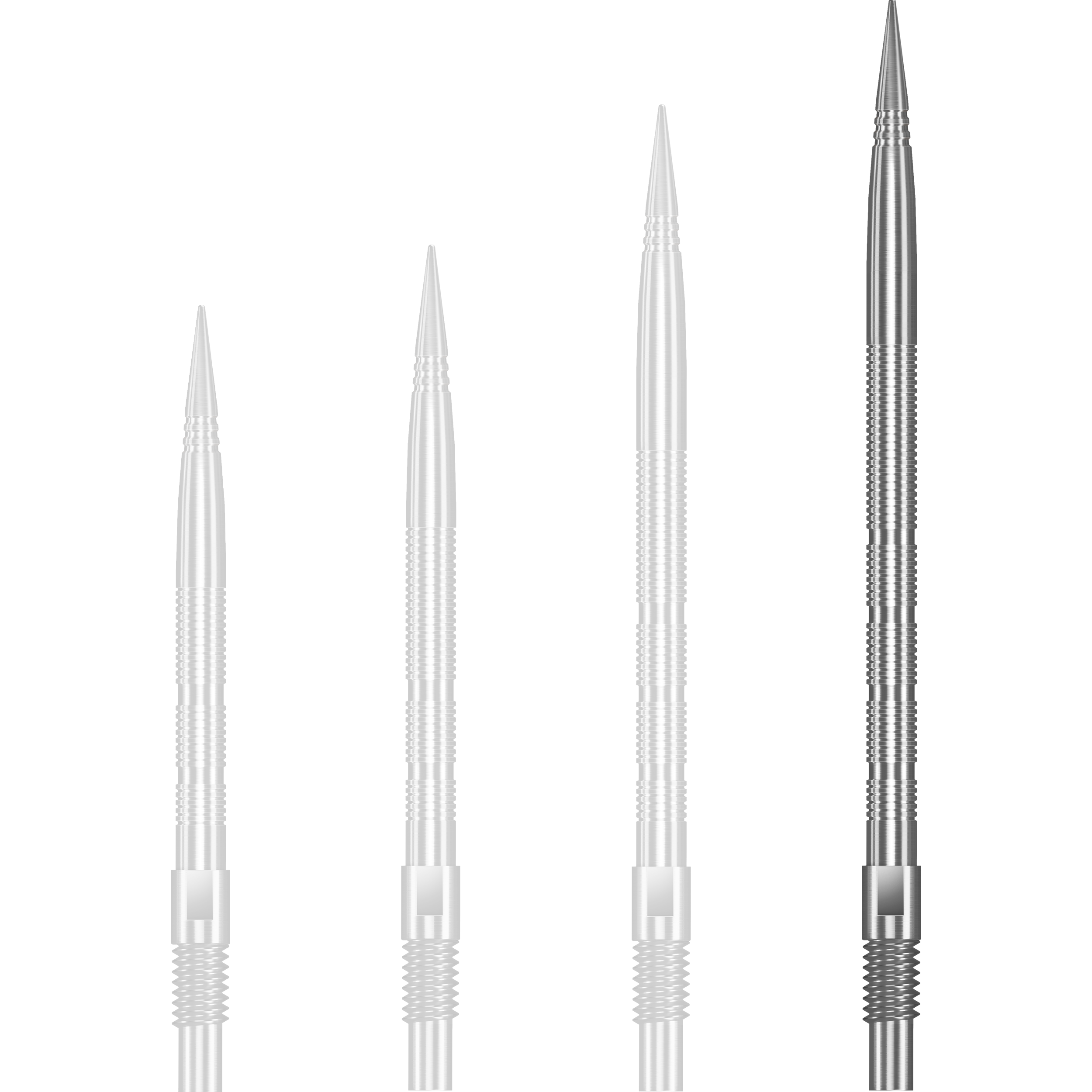 Harrows - Quick Point Micro Ridge - Silber