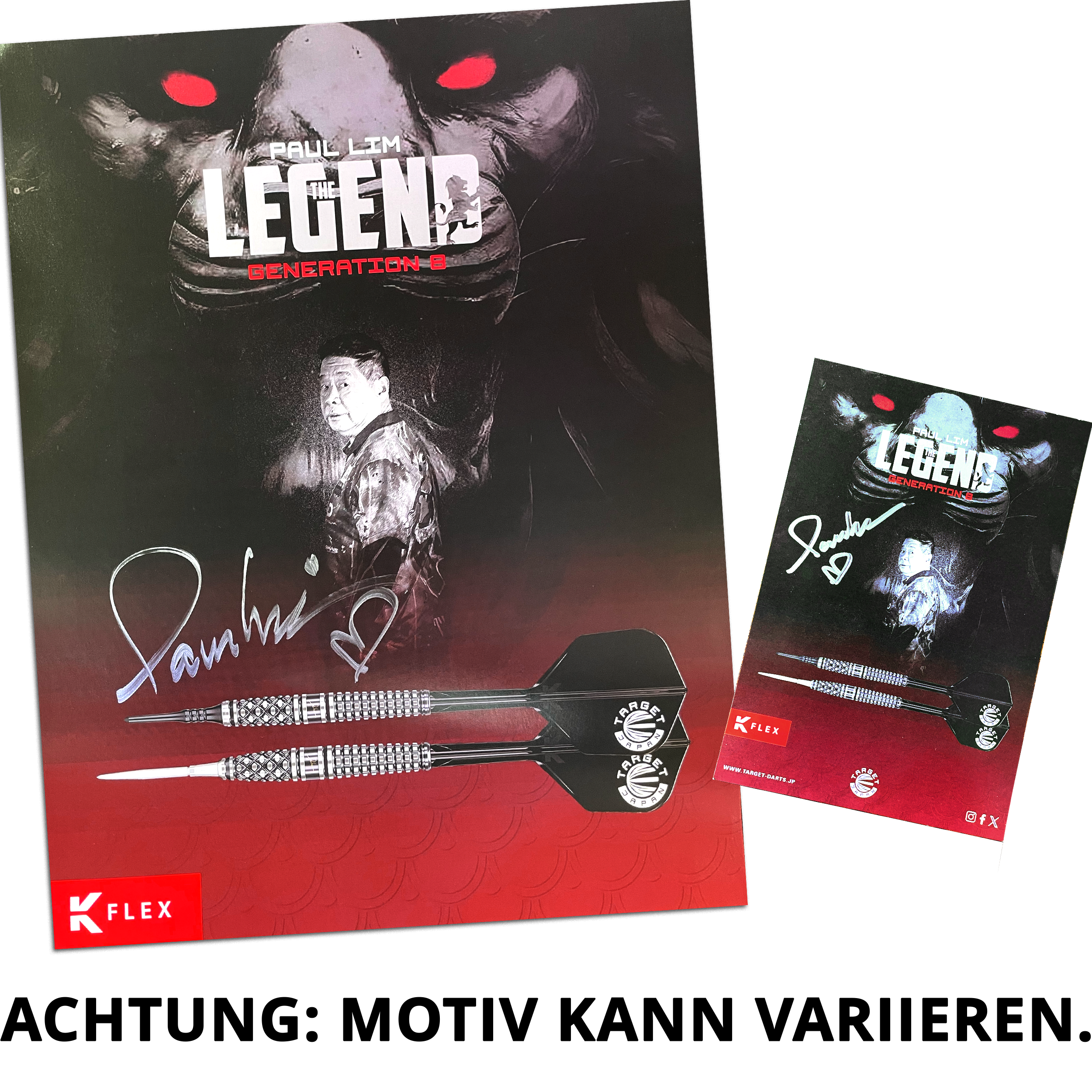 Target Japan - Paul Lim Poster & Autogrammkarte Target Japan - Paul Lim Poster & Autogrammkarte