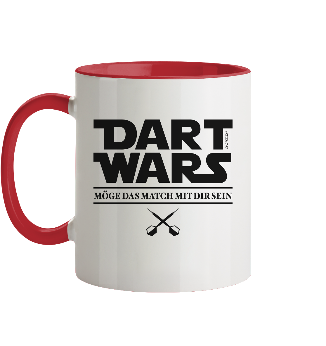 DartSturm - Dart Wars Schwarz - Tasse zweifarbig DartSturm - Dart Wars Schwarz - Tasse zweifarbig