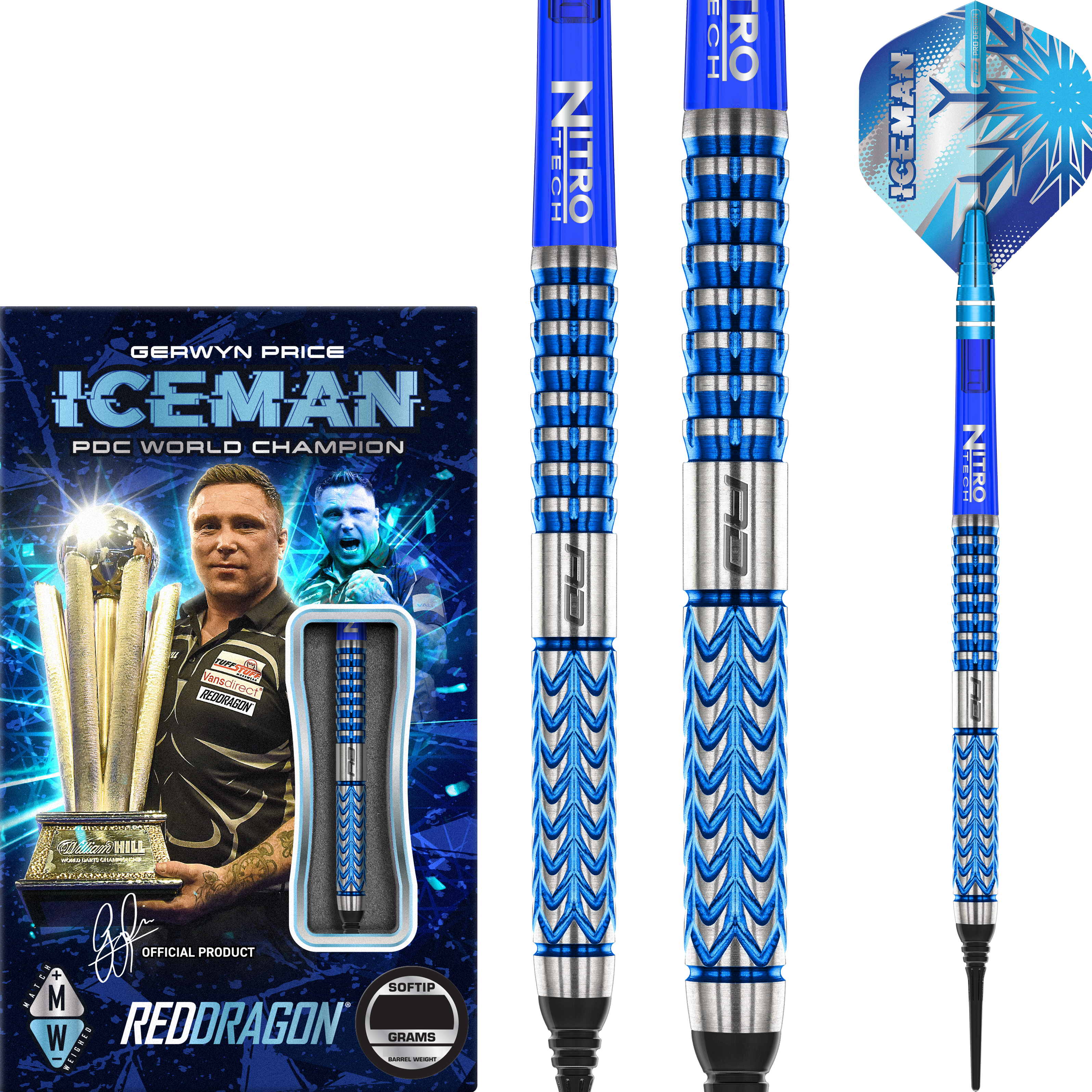 Red Dragon - Gerwyn Price Icebreaker - Softdart Red Dragon - Gerwyn Price Icebreaker - Softdart