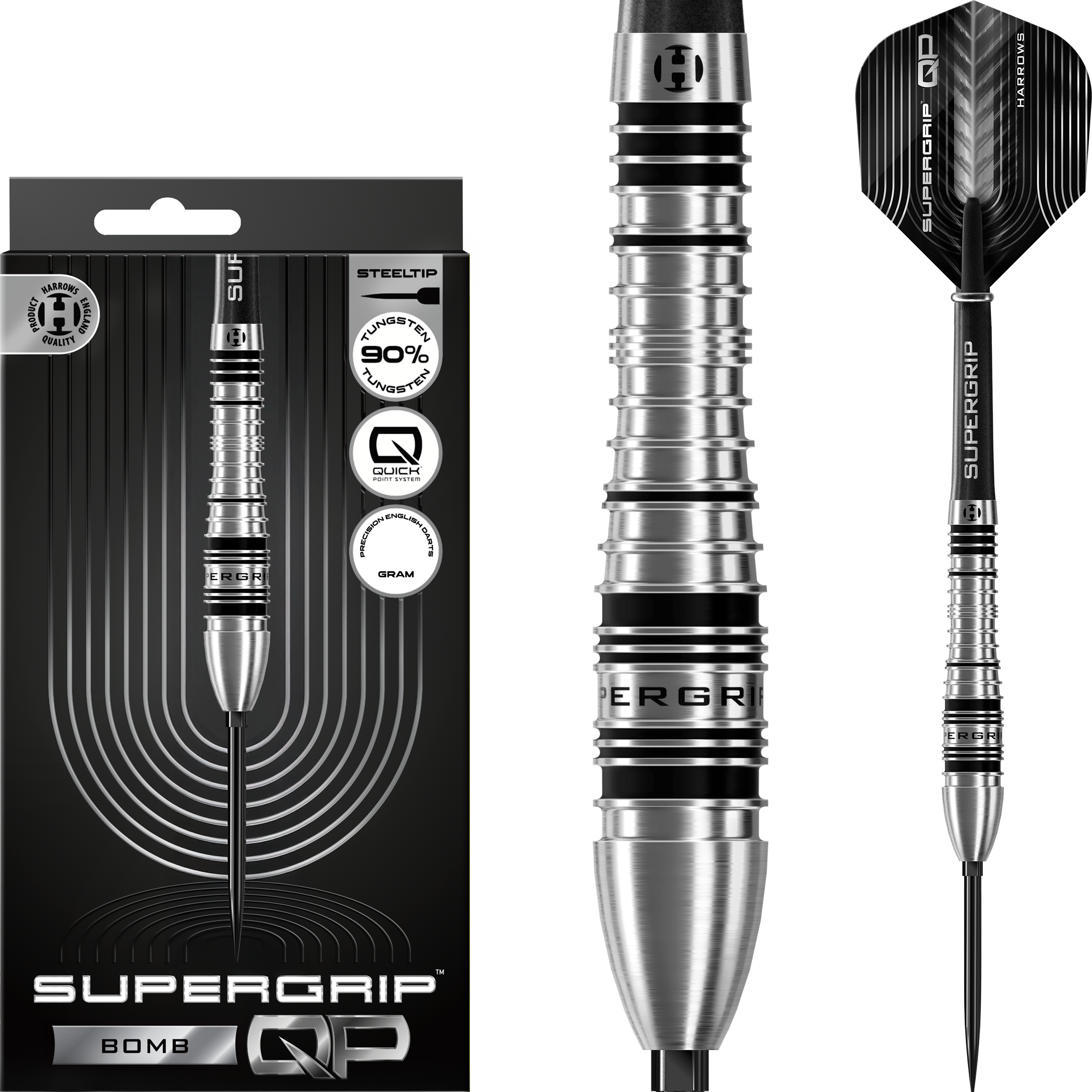 Harrows - Quick Point - Supergrip Bomb - Steeldart Harrows - Quick Point - Supergrip Bomb - Steeldart