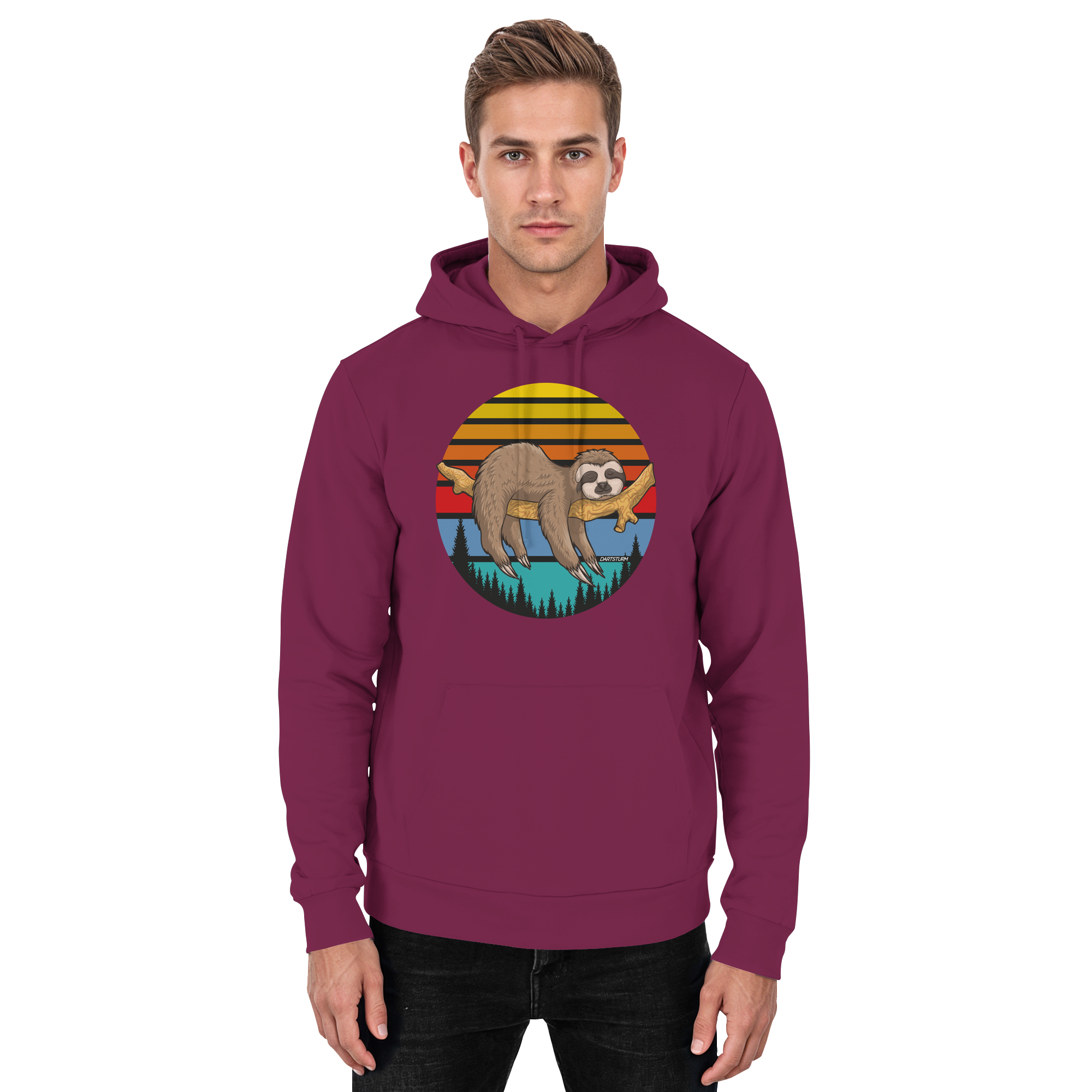 DartSturm - Lazy Sloth - Basic Unisex Hoodie DartSturm - Lazy Sloth - Basic Unisex Hoodie