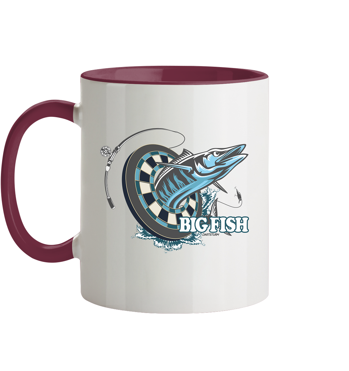 DartSturm - Big Fish - Tasse zweifarbig