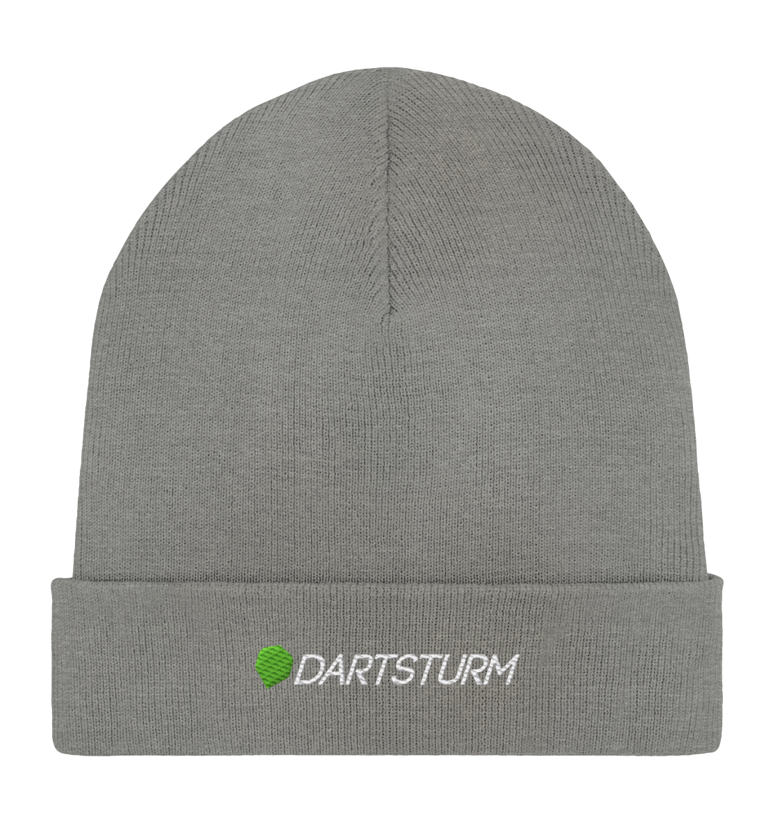 DartSturm - Logo Weiß Rib Beanie DartSturm - Logo Weiß Rib Beanie