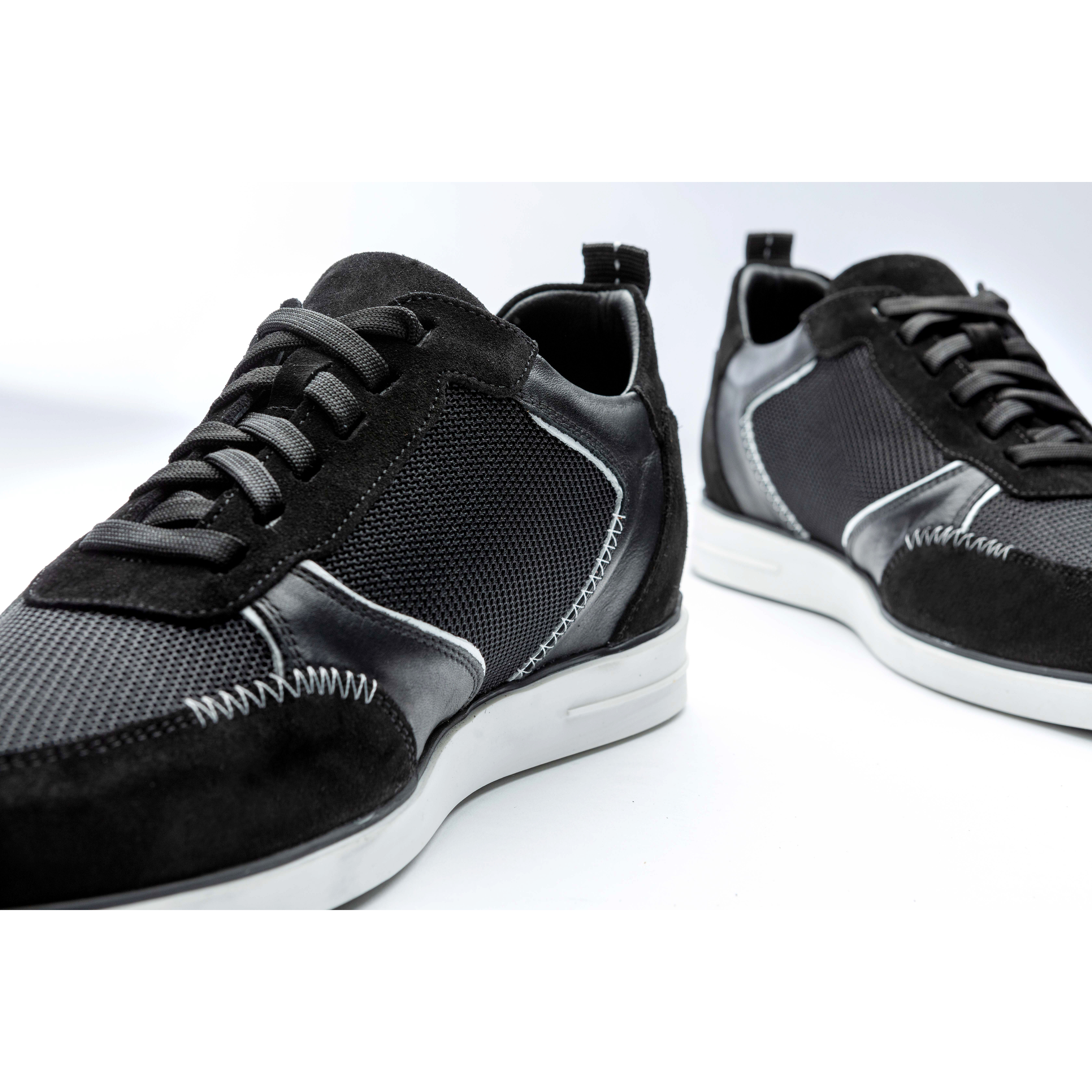 Triple20 Dartsshoes - Textil Leder Schwarz/Weiß