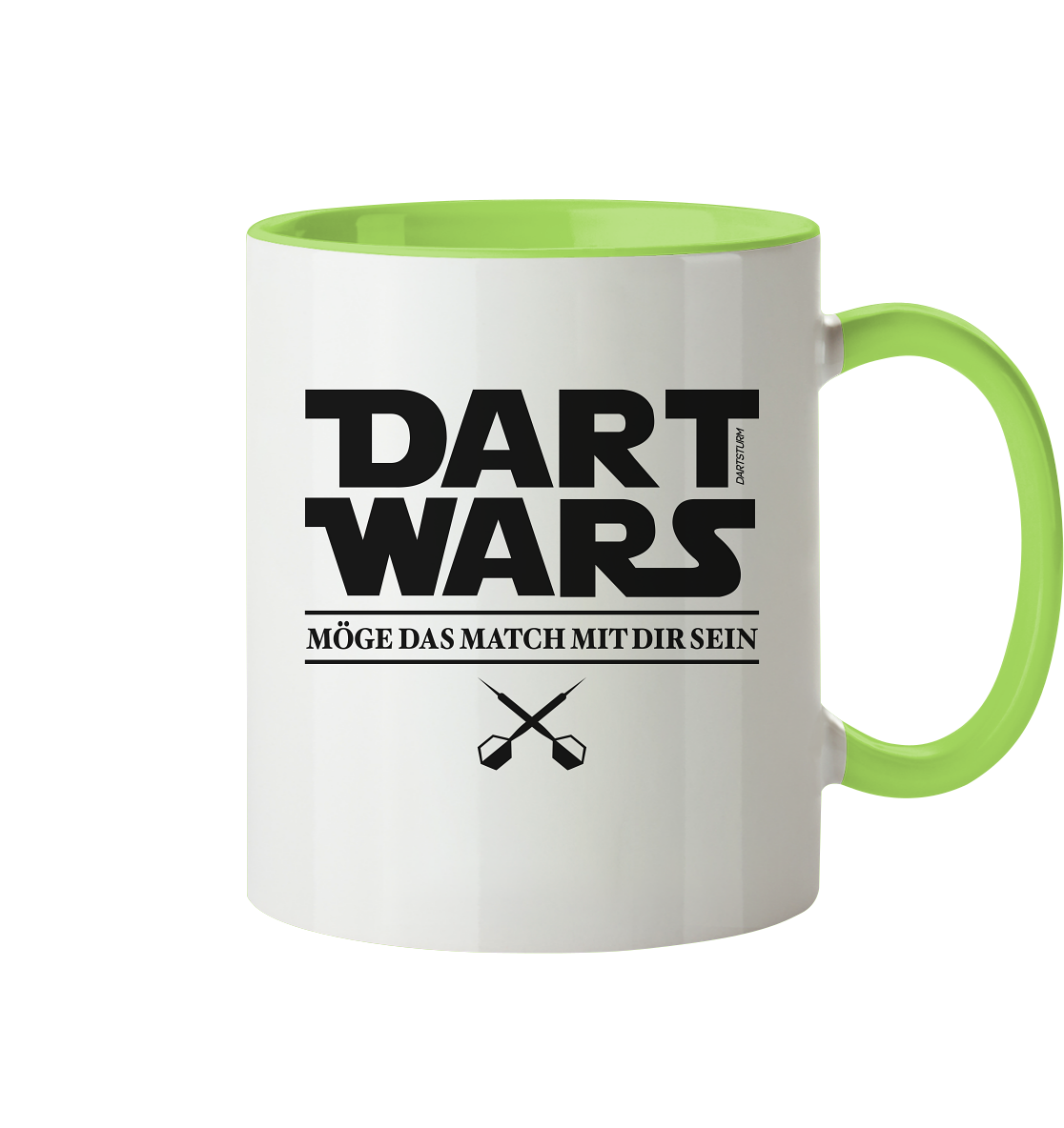 DartSturm - Dart Wars Schwarz - Tasse zweifarbig DartSturm - Dart Wars Schwarz - Tasse zweifarbig