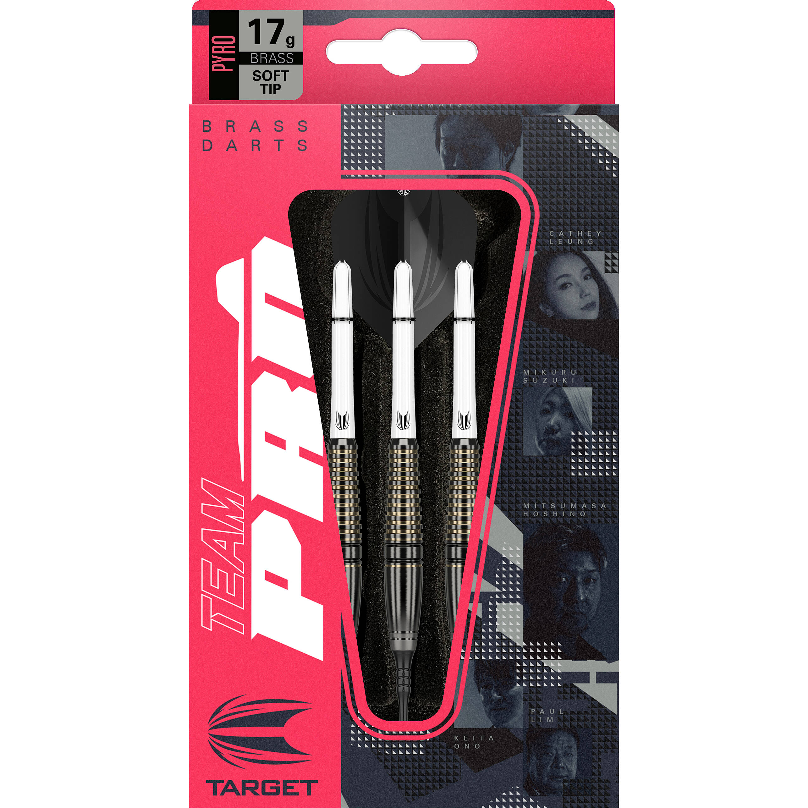 Target-Mitsumasa-Hoshino-Brass-Softdart-Verpackung Target Japan - Team Pro - Mitsumasa Hoshino - Softdart
