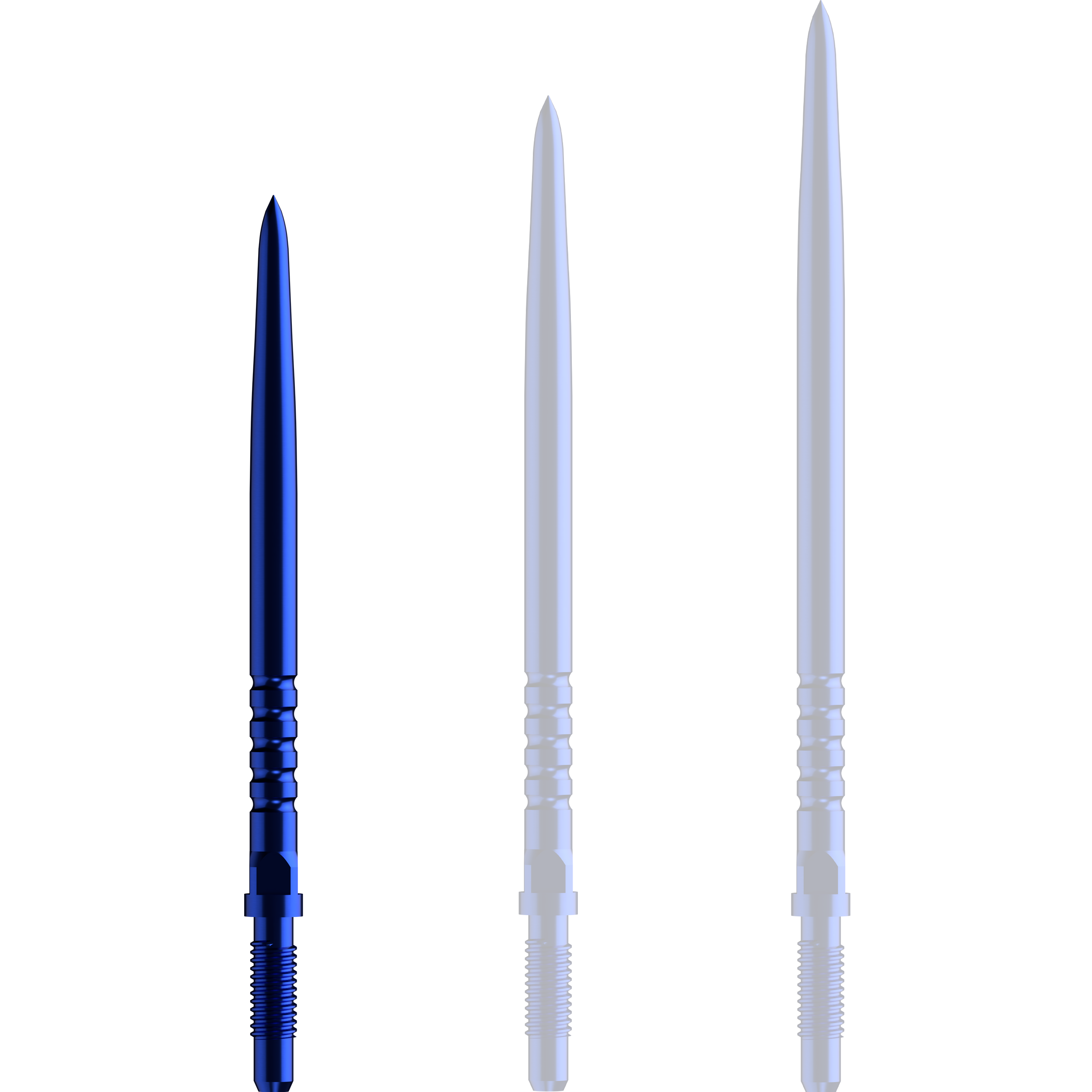 Bull's - Convertible Point Ringed Grip - Blau