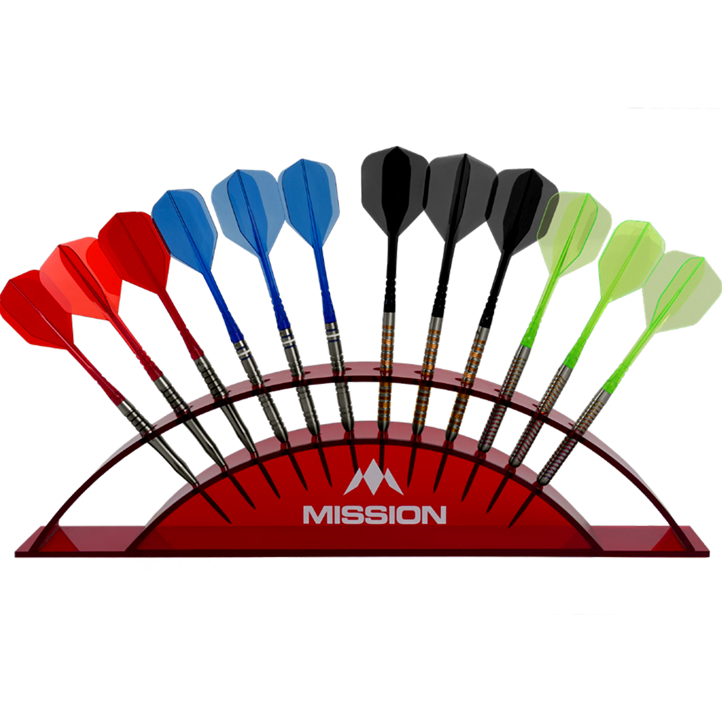 Mission - Acryl Dartständer Arc - 12-Fach