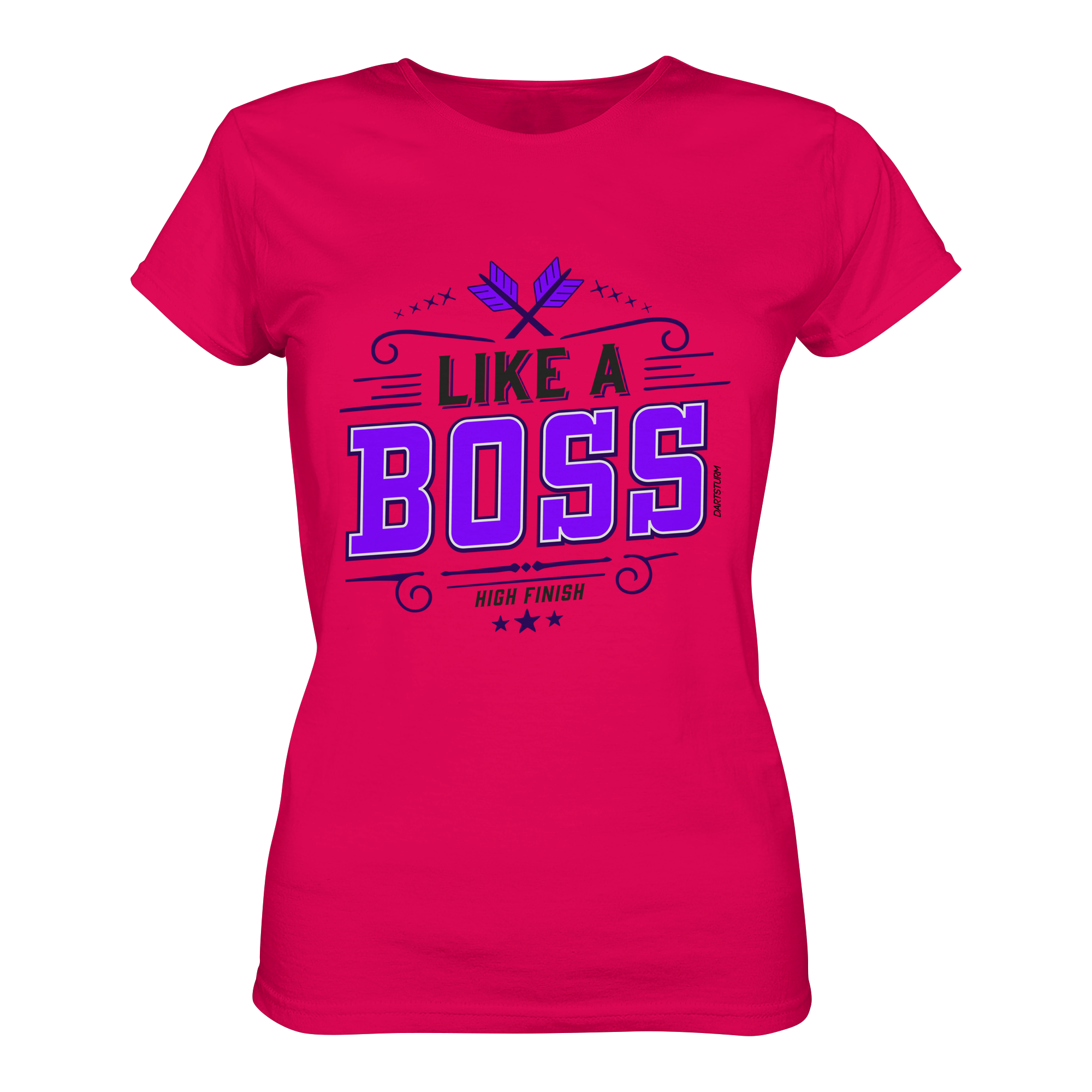 DartSturm - Like a Boss Purple - Ladies Premium Shirt DartSturm - Like a Boss Purple - Ladies Premium Shirt