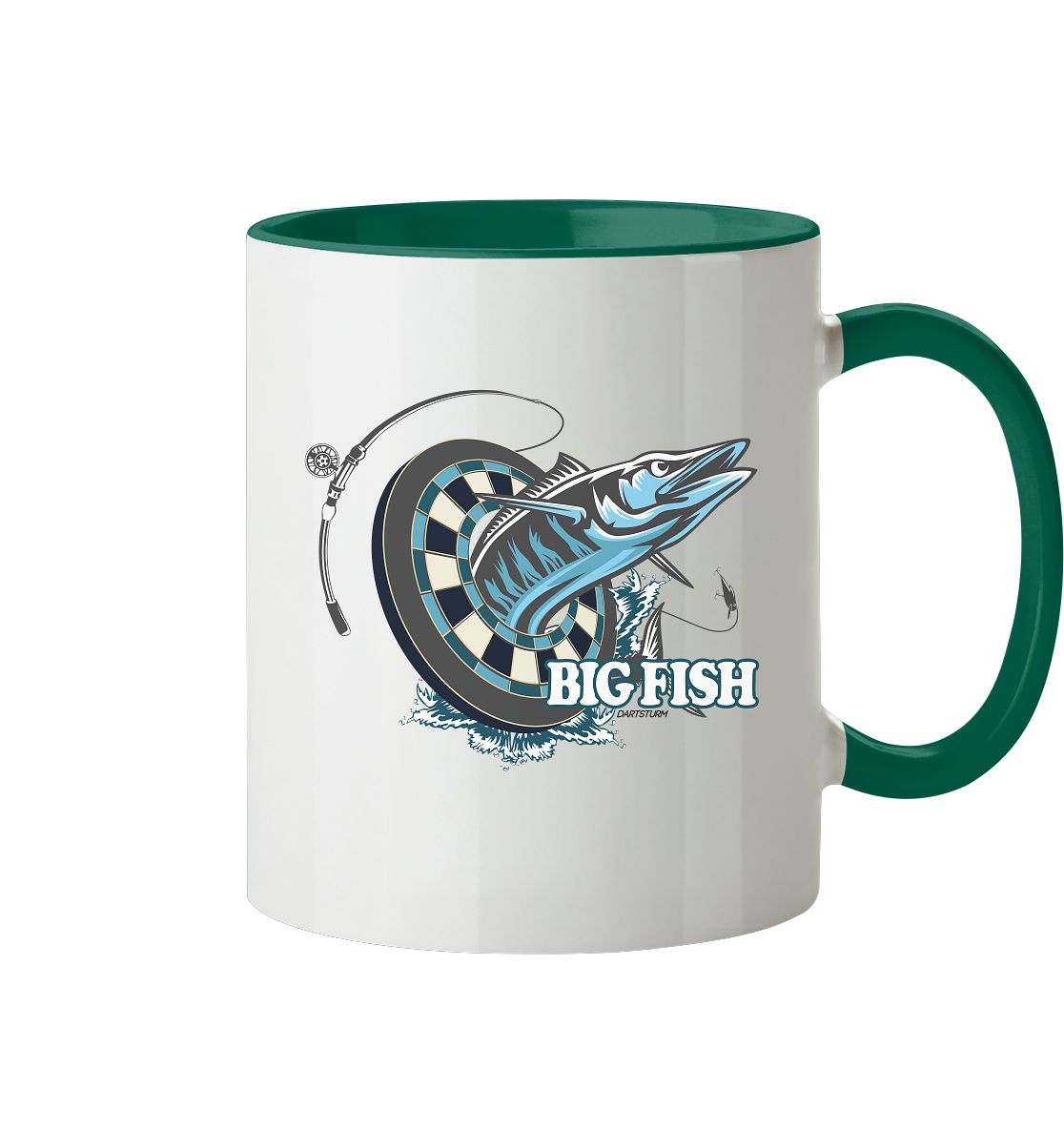 DartSturm - Big Fish - Tasse zweifarbig