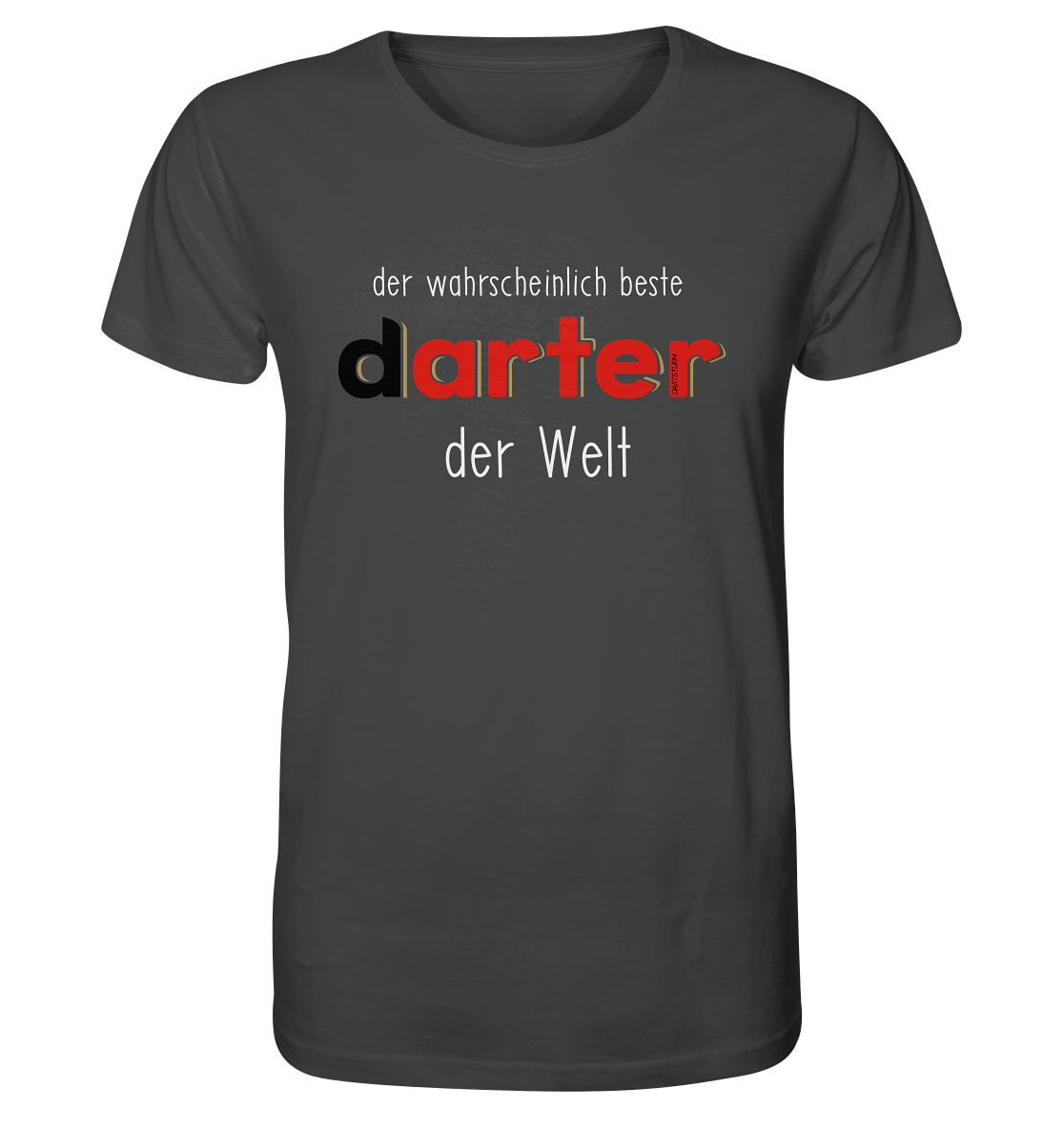 DartSturm - Der wohl beste darter der Welt Weiß - Organic Shirt DartSturm - Der wohl beste darter der Welt Weiß - Organic Shirt