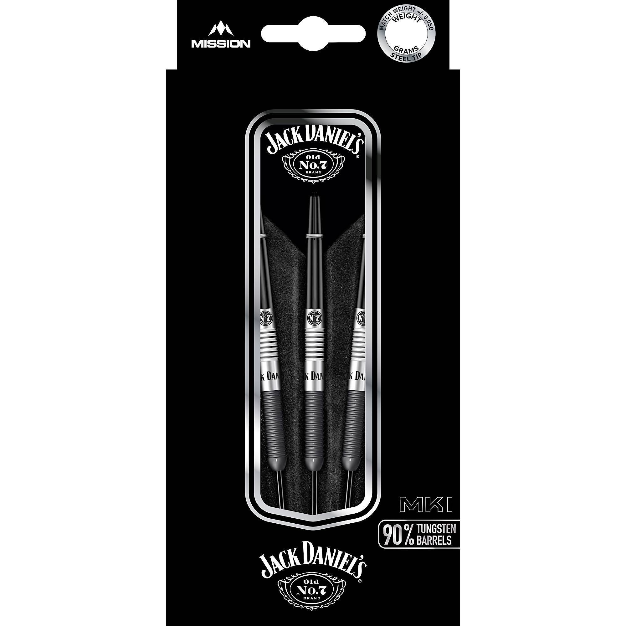Mission-Jack-Daniels-90-Steeldart-Verpackung Mission - Jack Daniels 90% - Steeldart
