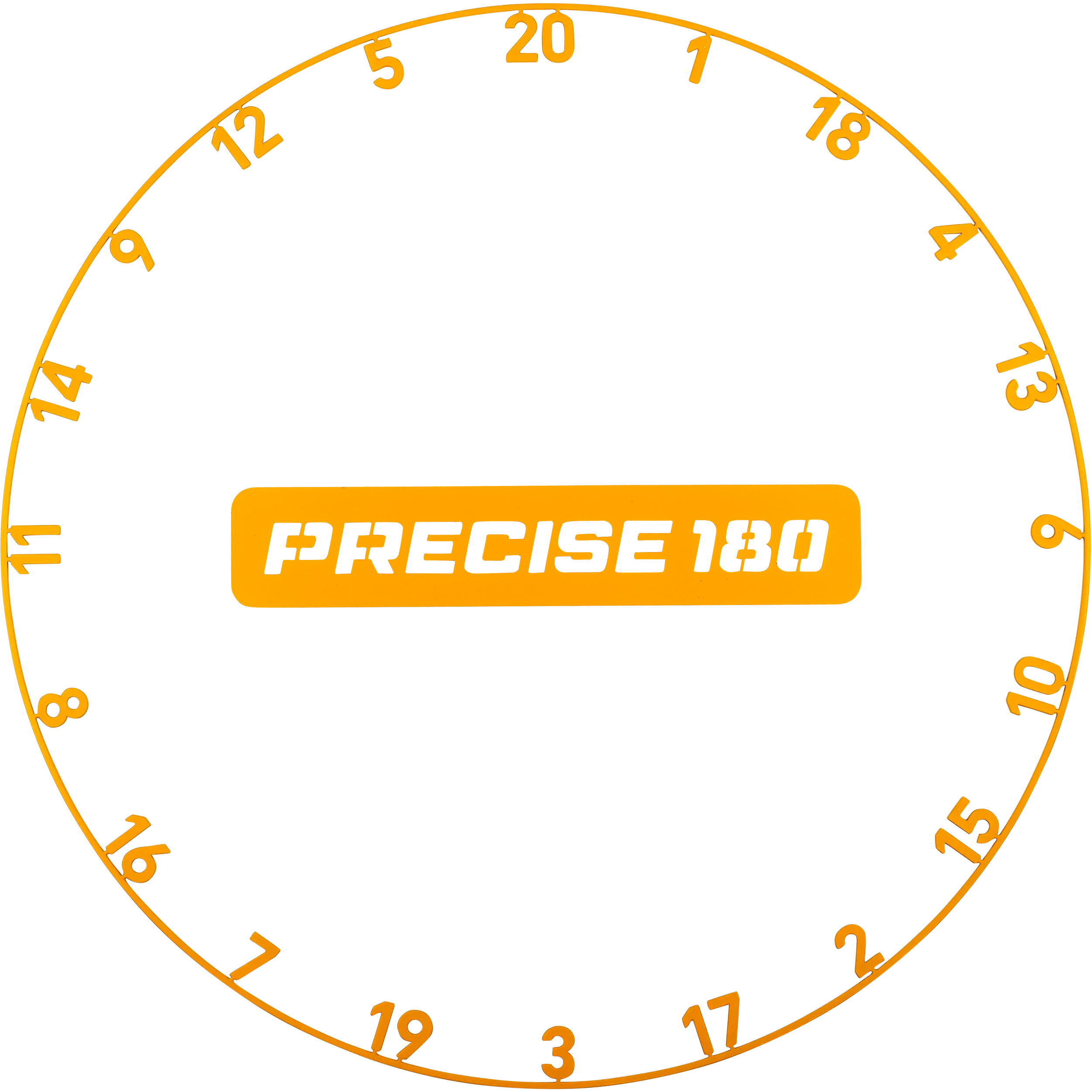 Precise180 - One Piece Lasercut Zahlenring