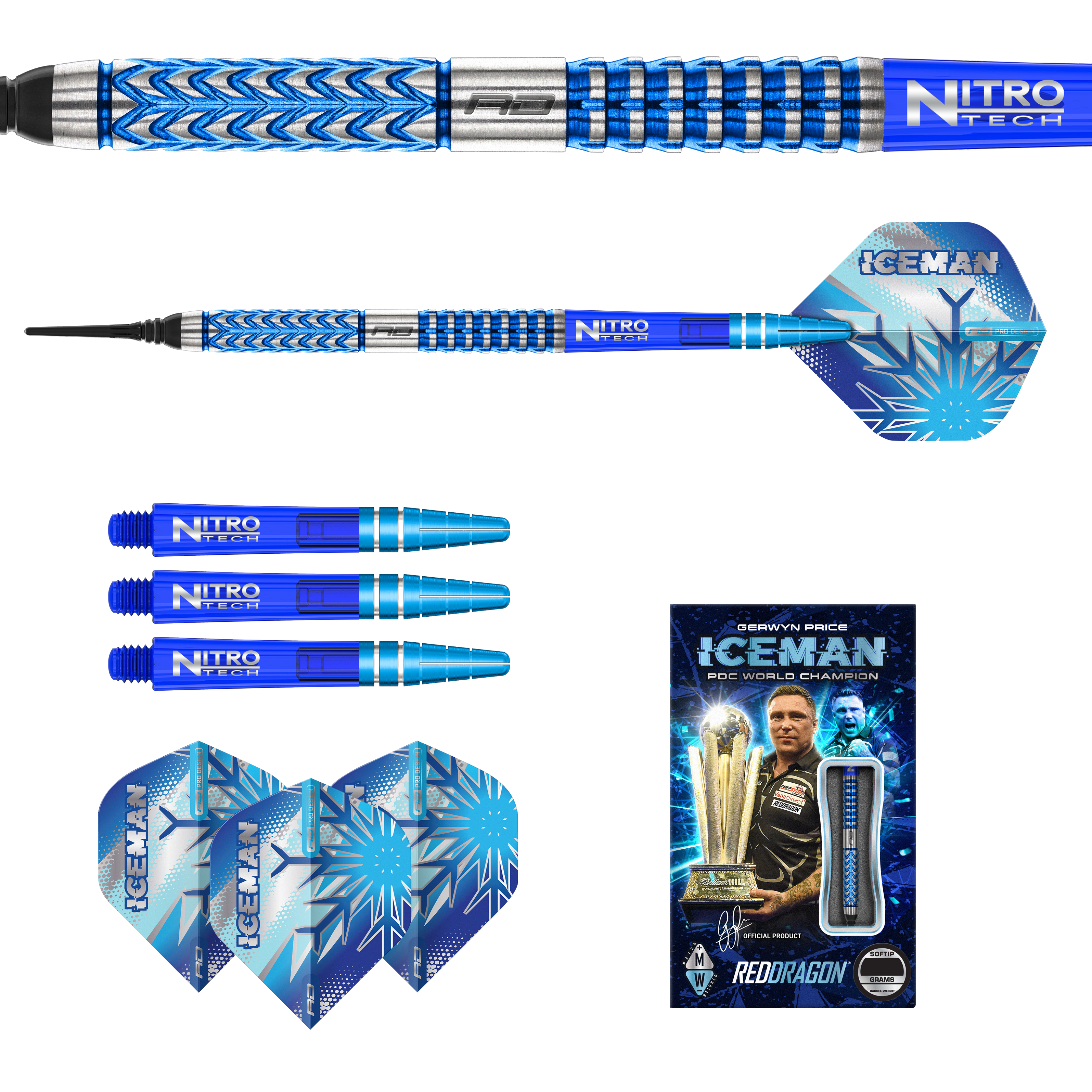Red Dragon - Gerwyn Price Icebreaker - Softdart Red Dragon - Gerwyn Price Icebreaker - Softdart