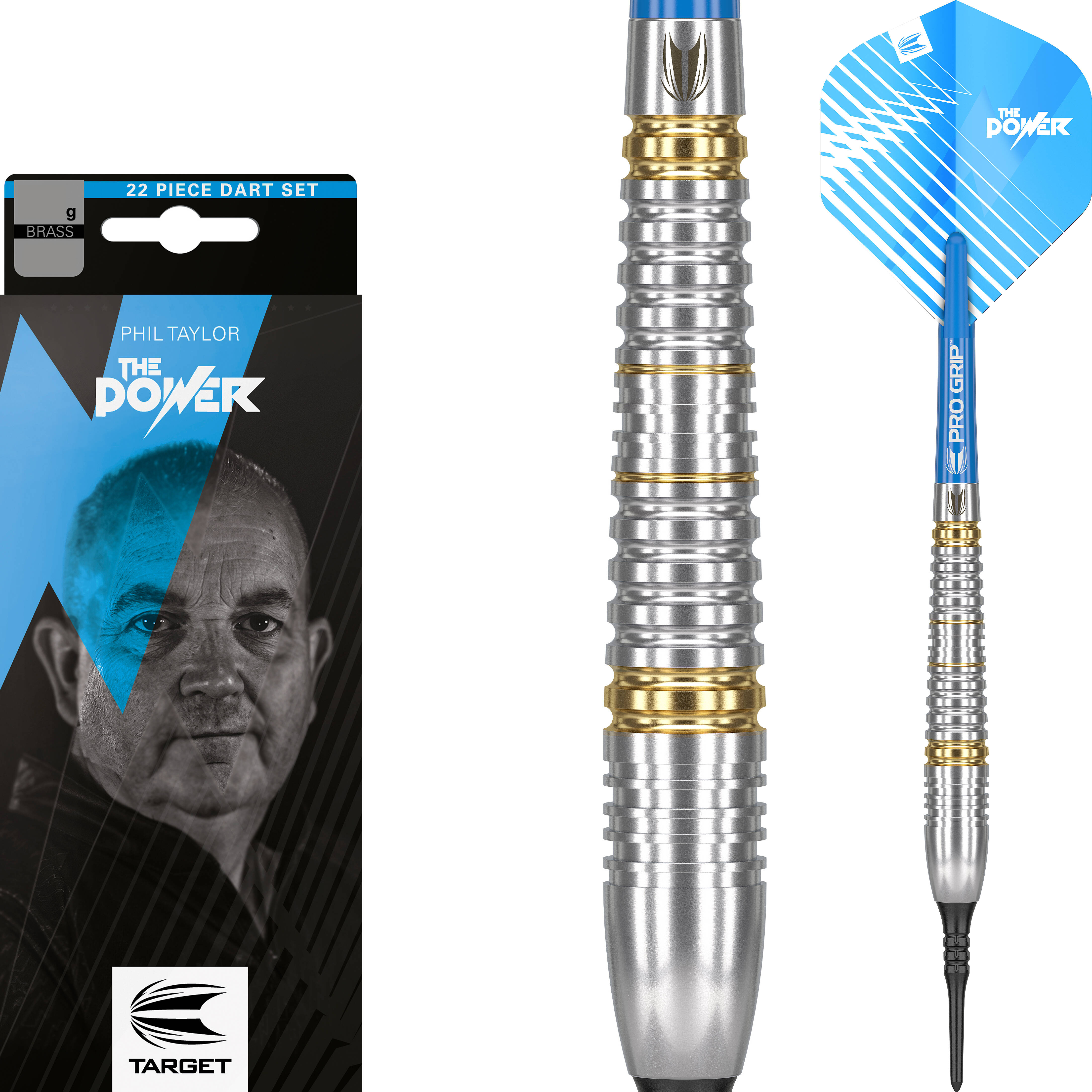 Target-Phil-Taylor-Brass-Softdart-Collage Target - Phil Taylor Brass - Softdart
