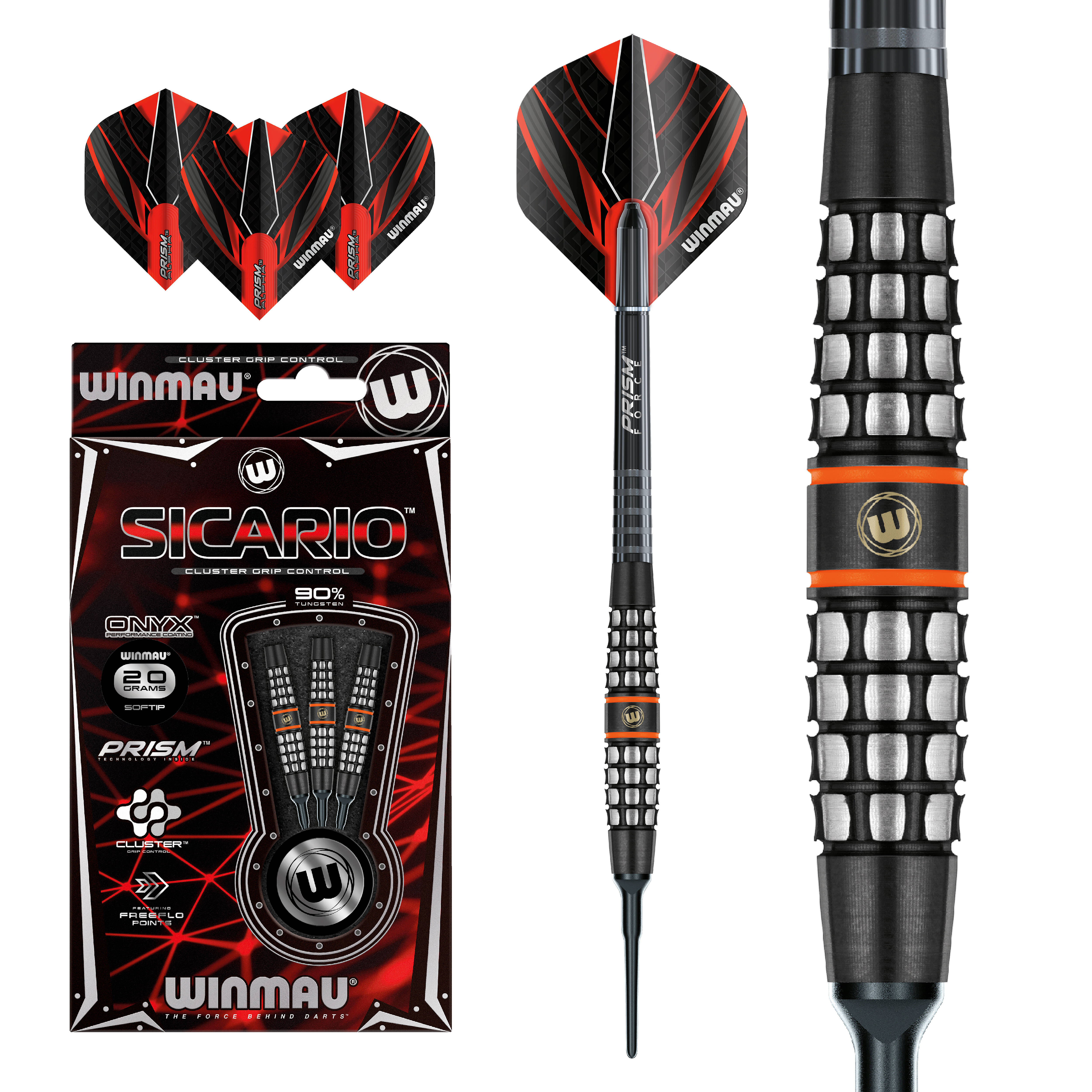 Winmau-Sicario-Softdart-Collage Winmau - Sicario - Softdart