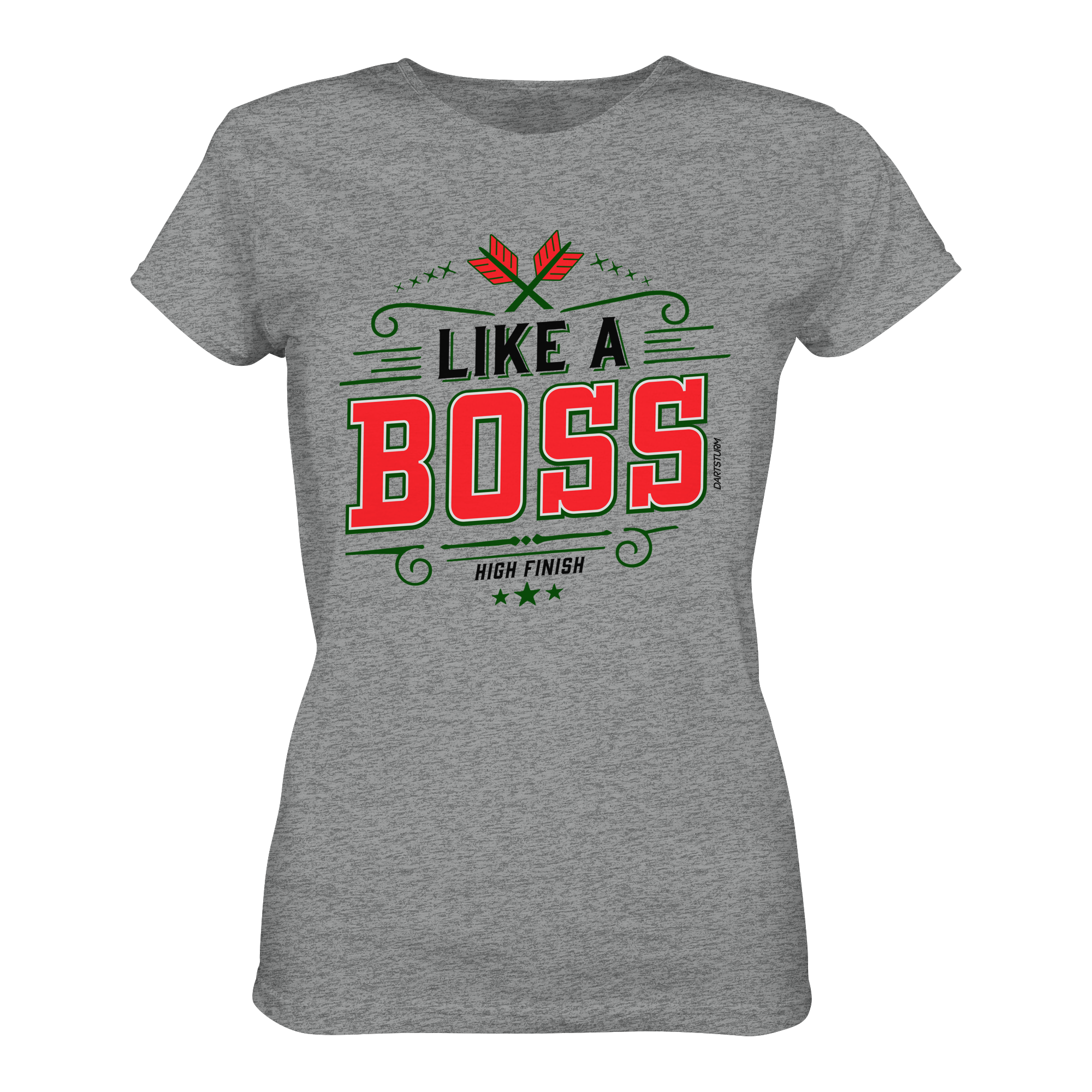 DartSturm - Like a Boss Red - Ladies Premium Shirt DartSturm - Like a Boss Red - Ladies Premium Shirt