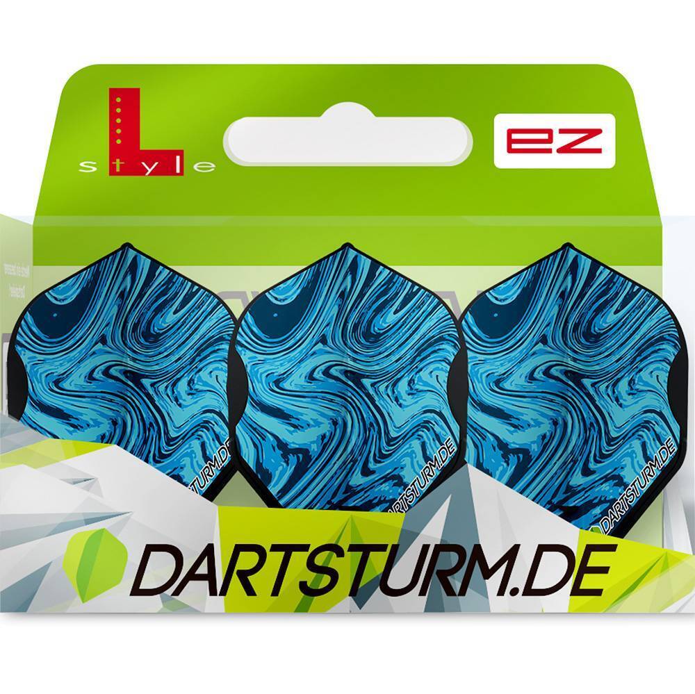 L-Style-Champagne-Flight-EZ-Mad-Marble-Standard-Blau-Verpackung L-Style - Champagne Flight EZ - Mad Marble - Standard