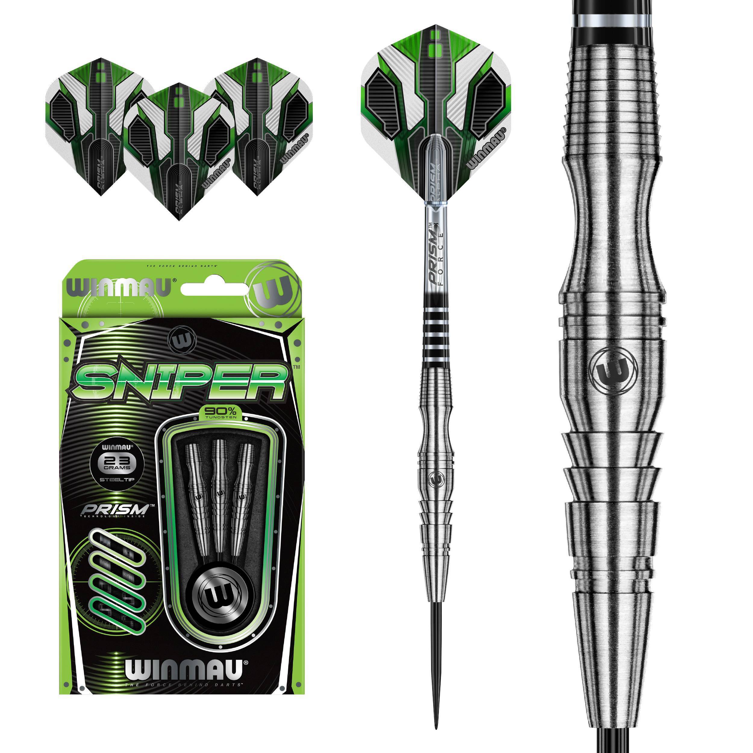 Winmau-Sniper-Typ-A-Steeldart-Collage Winmau - Sniper Typ A - Steeldart