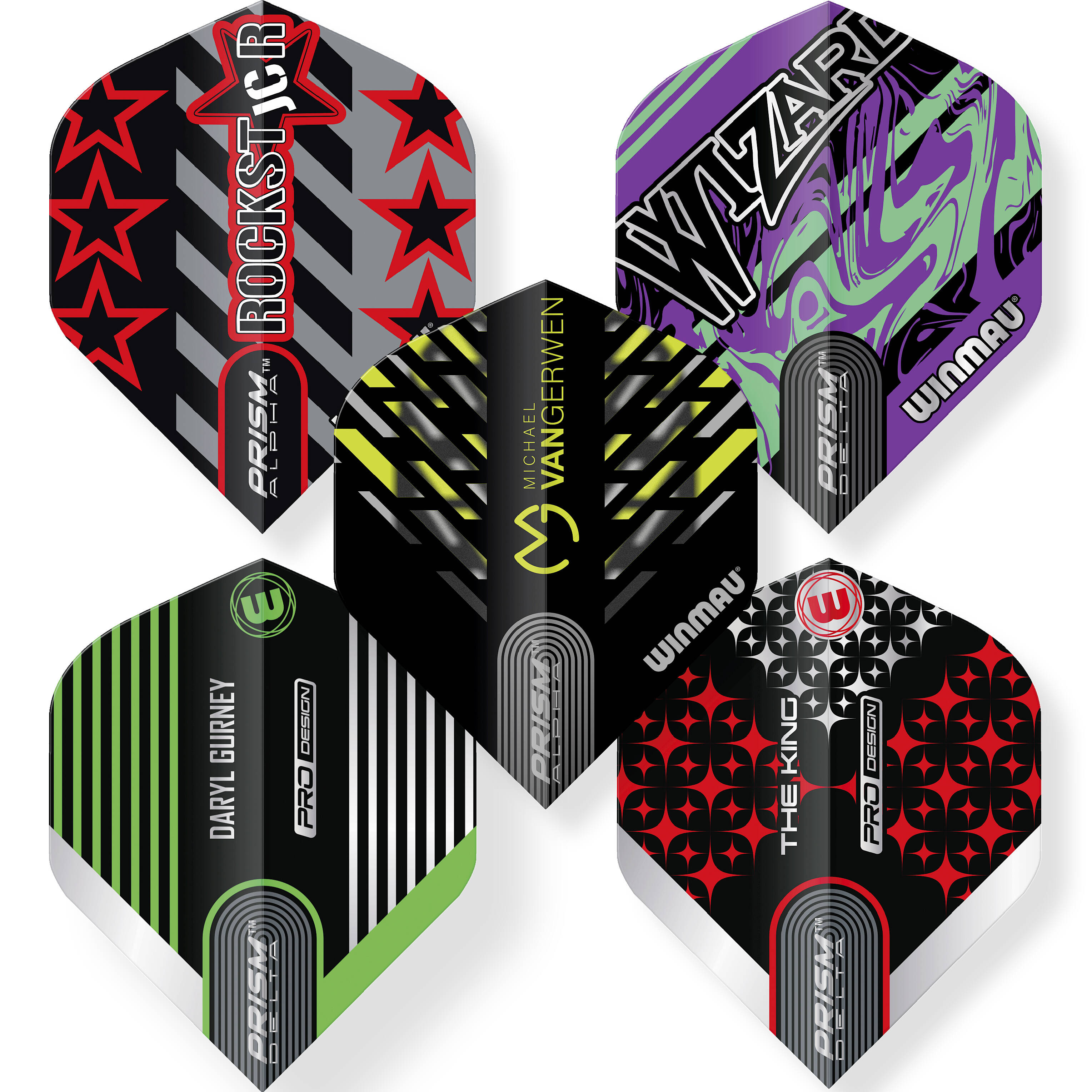 Winmau-Player-Flight-Collection-Inhalt Winmau - Player Flight Collection