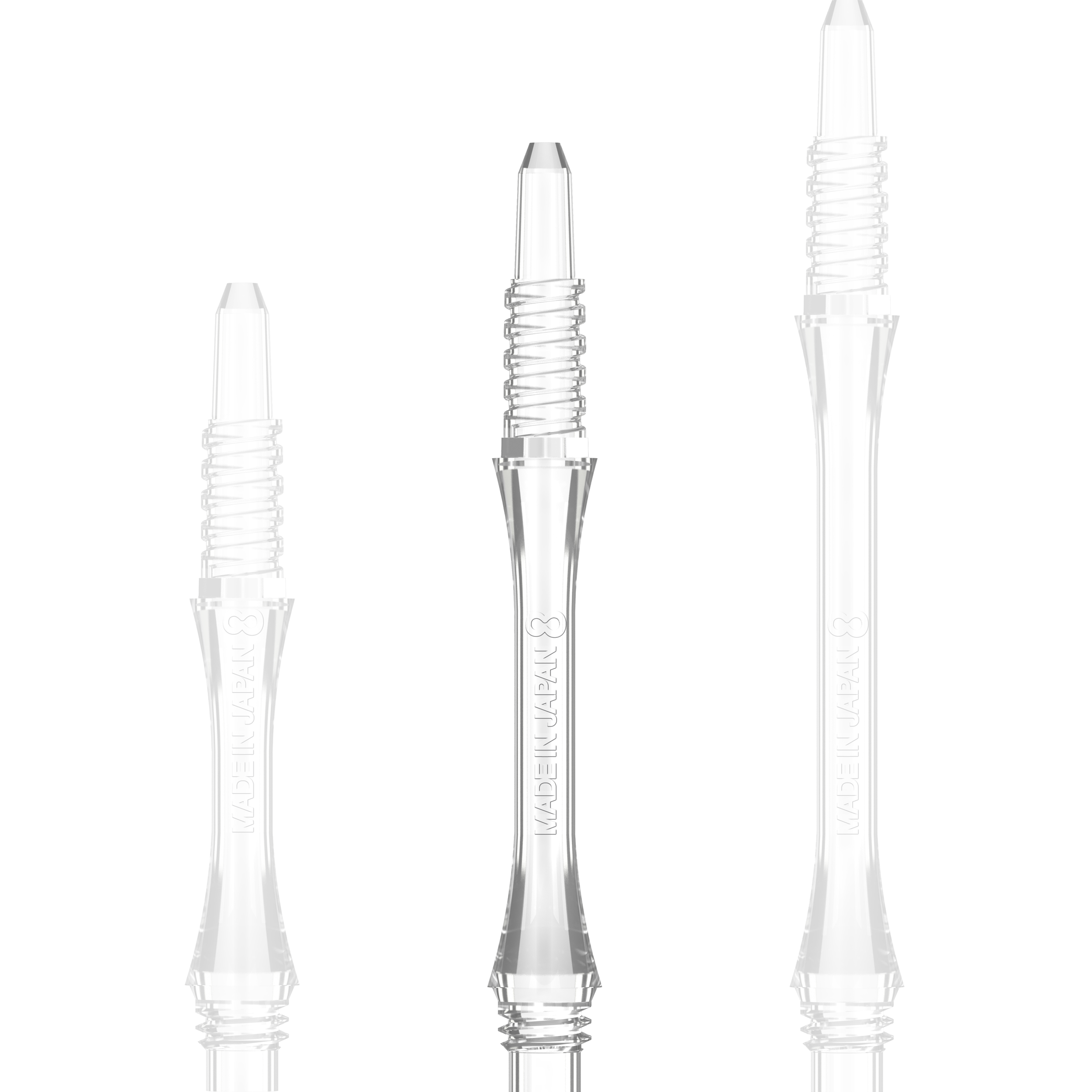8 Flight - Slim Fixed Shaft - Transparent 8 Flight - Slim Fixed Shaft - Transparent