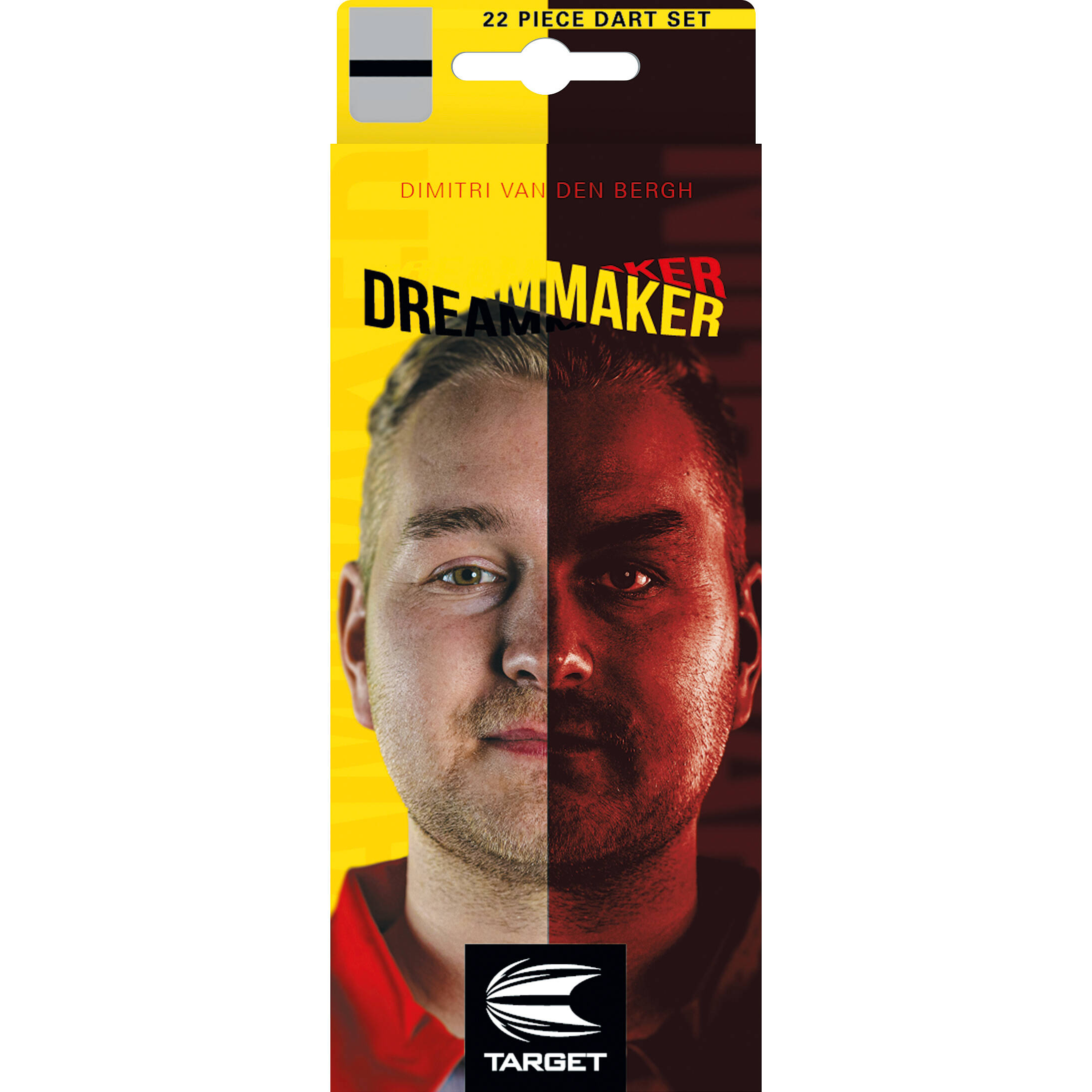 Target-Dimitri-van-den-Bergh-Brass-Softdart-Verpackung Target - Dimitri van den Bergh Brass - Softdart