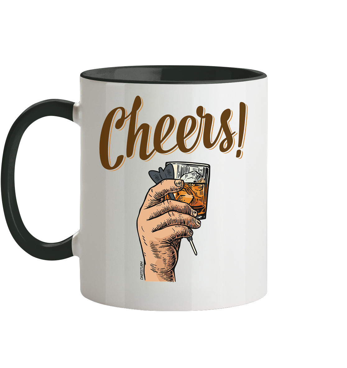 DartSturm - Cheers - Tasse zweifarbig
