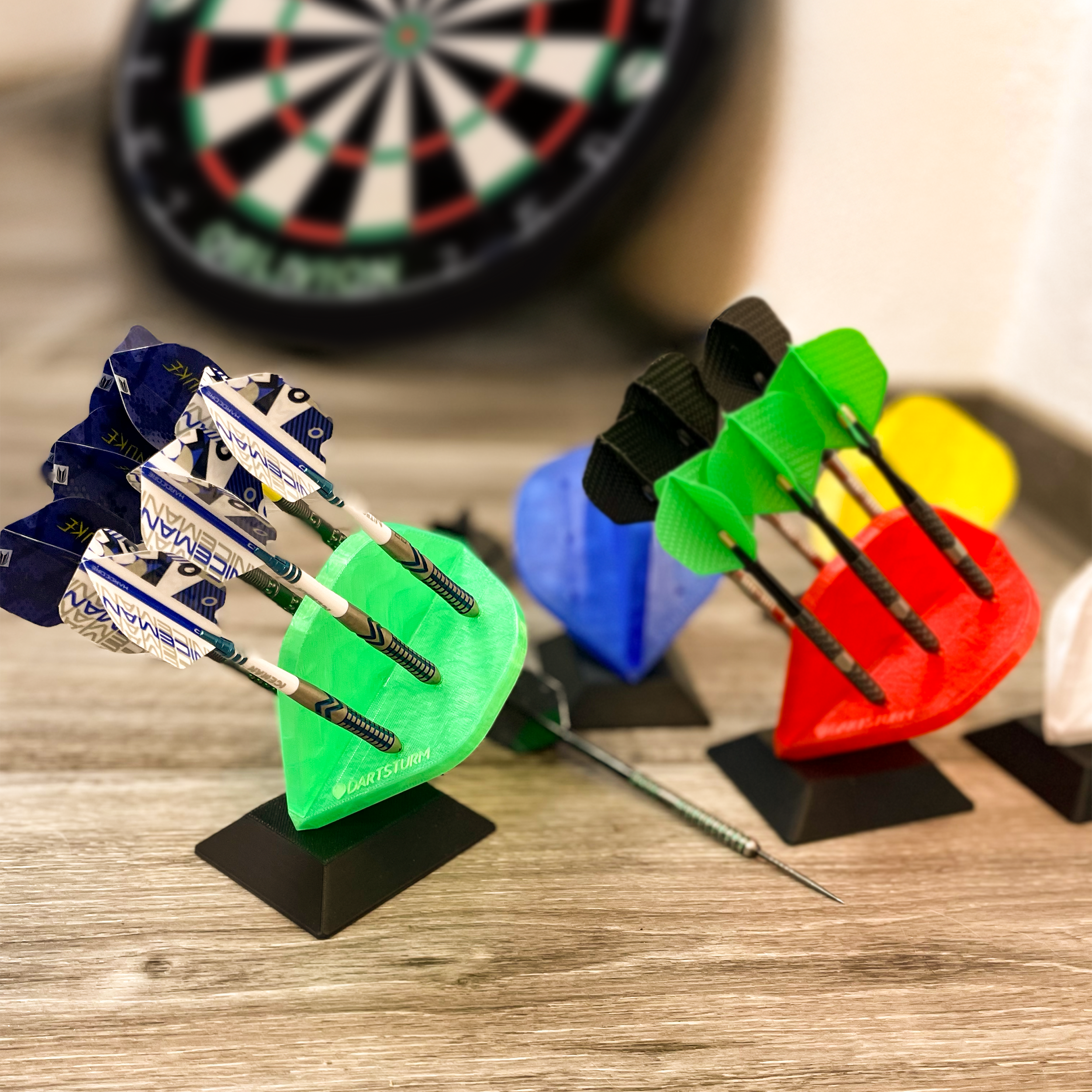 DartSturm - 3D Flight Dartständer - 6-Fach
