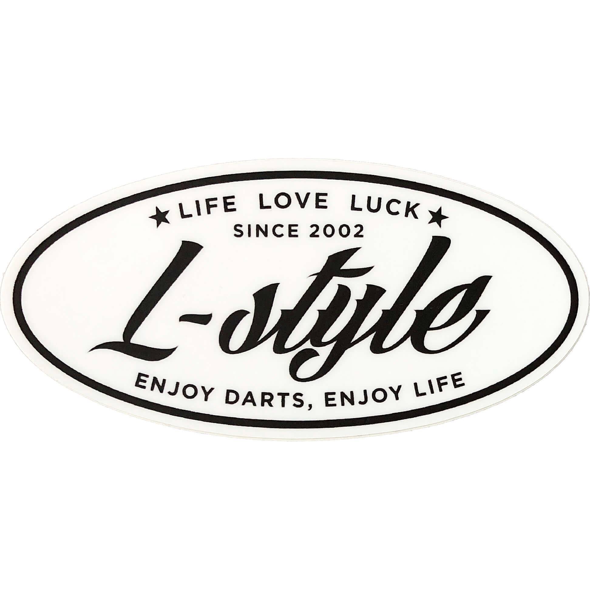 L-Style-Aufkleber-Weiss-Schwarz L-Style - Aufkleber