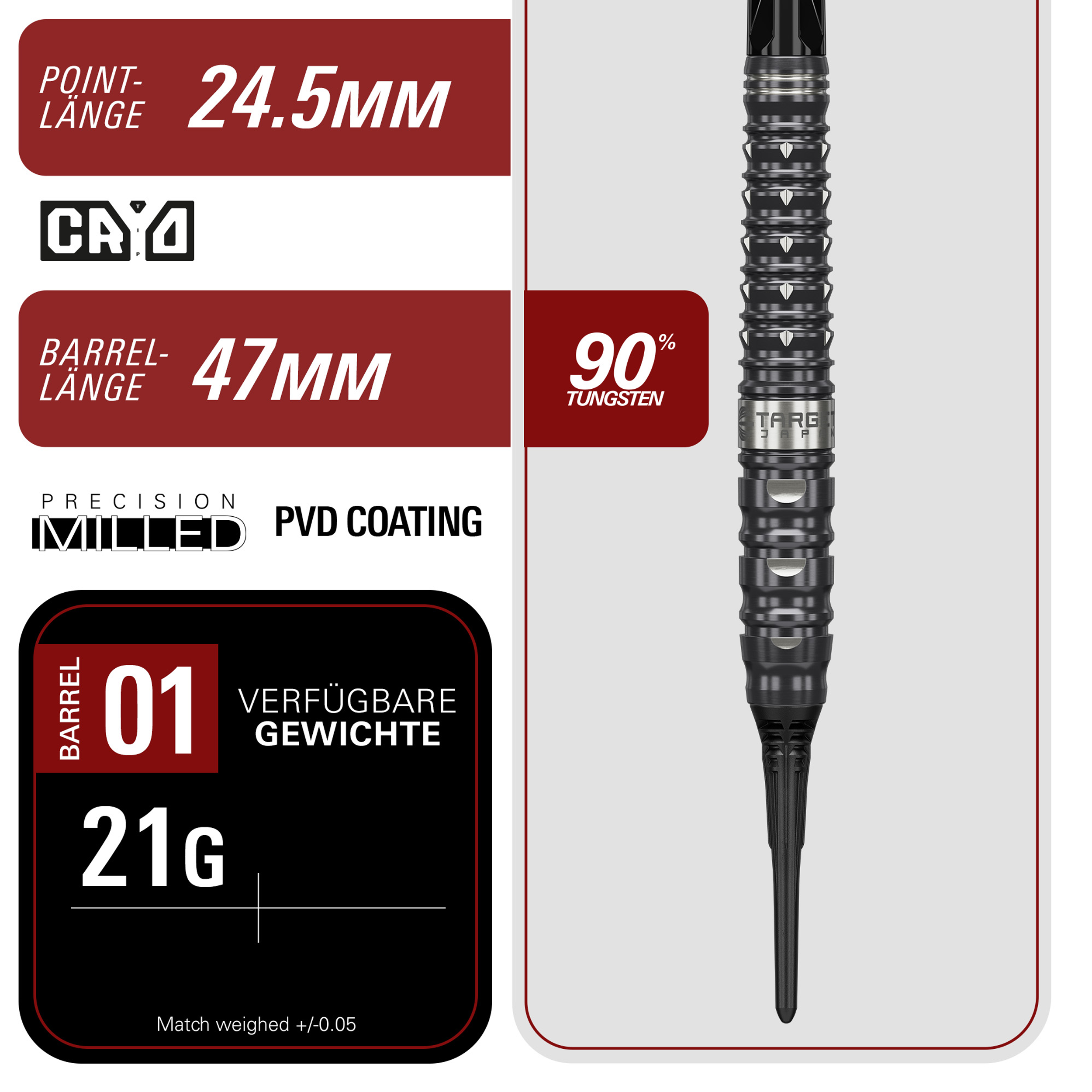 Target Japan - Black Marque Eclipse - Softdart