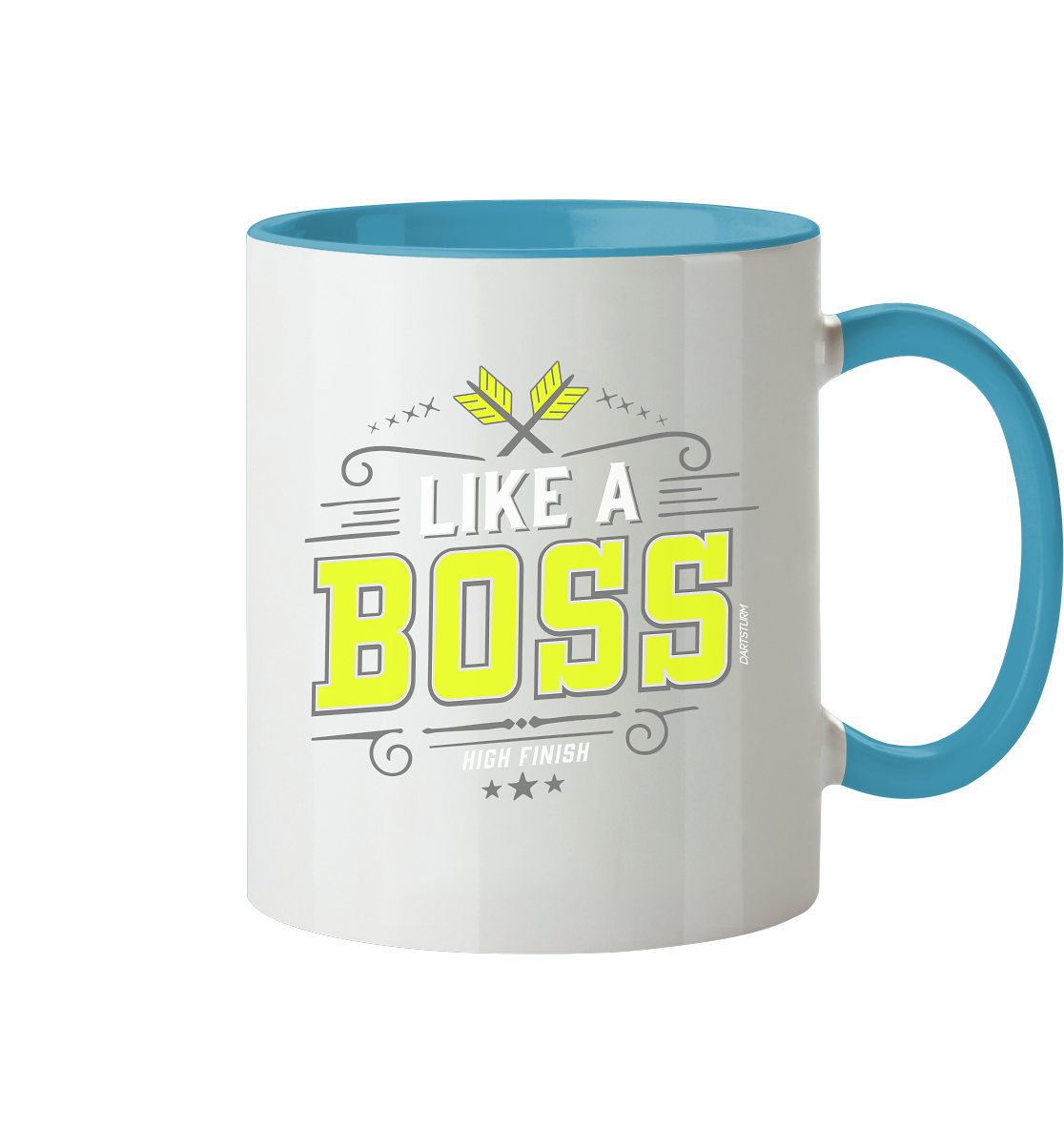 DartSturm - Like a Boss Yellow - Tasse zweifarbig