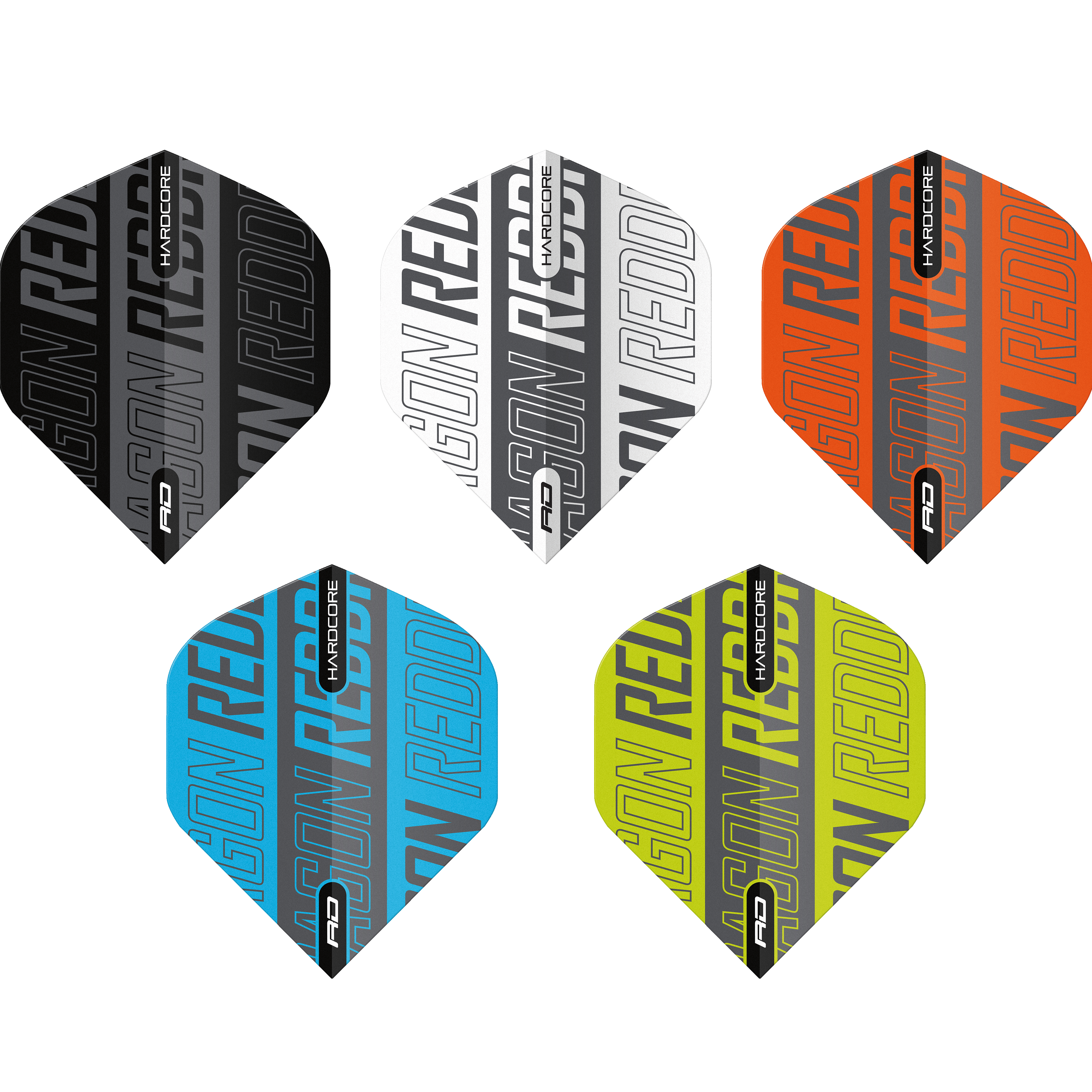 Red-Dragon-Hardcore-XT-Logo-Flight-Standard Red Dragon - Hardcore XT Logo Cut Flight - Standard