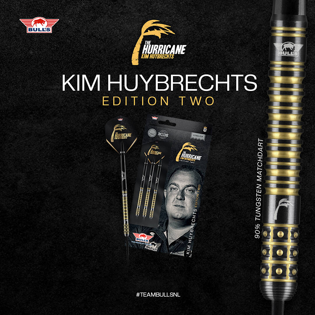 Bull's NL - Kim Huybrechts Black E2 - Steeldart Bull's NL - Kim Huybrechts Black E2 - Steeldart