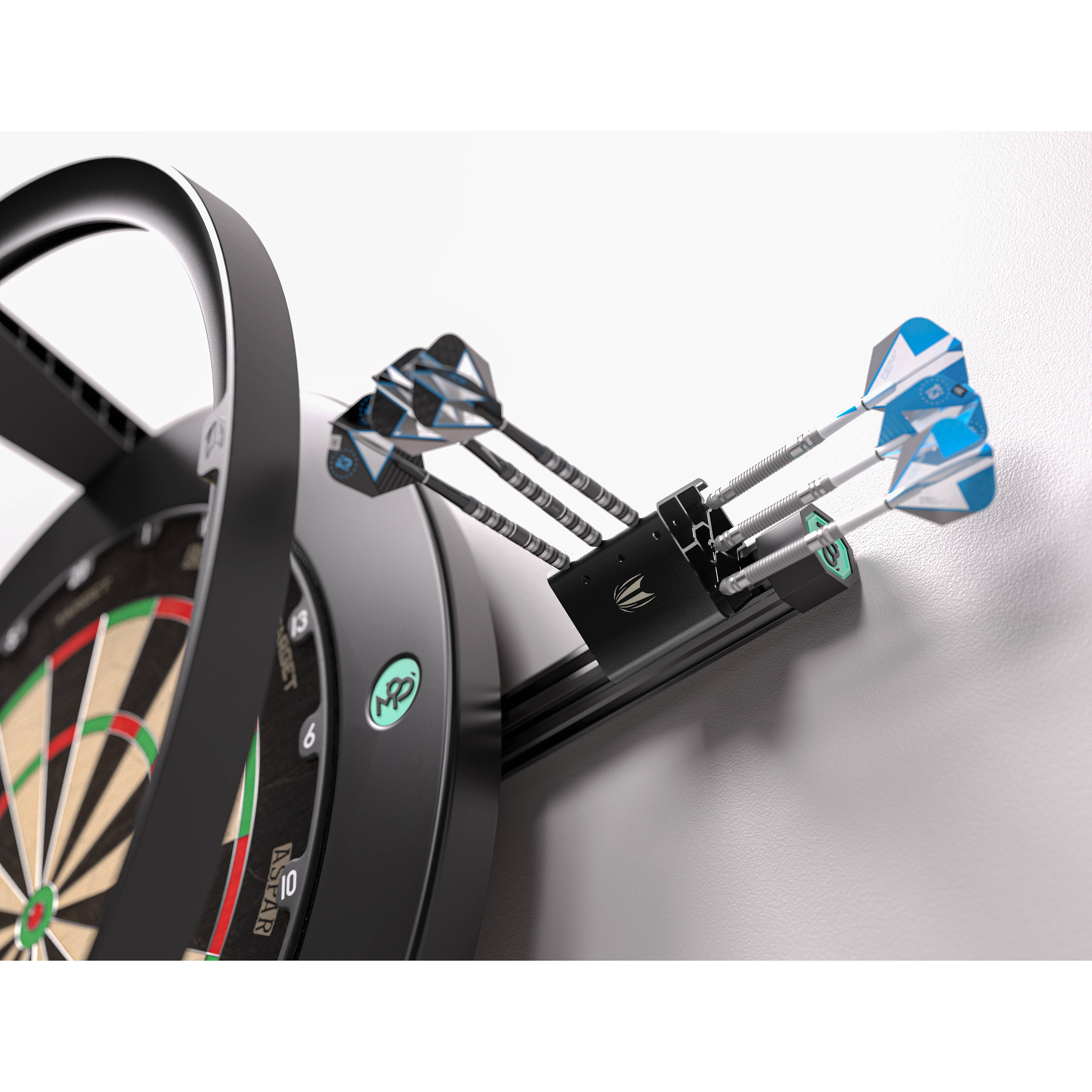Target-Mod-Dartstander-Schwarz-Montiert Target - Mod Dartständer