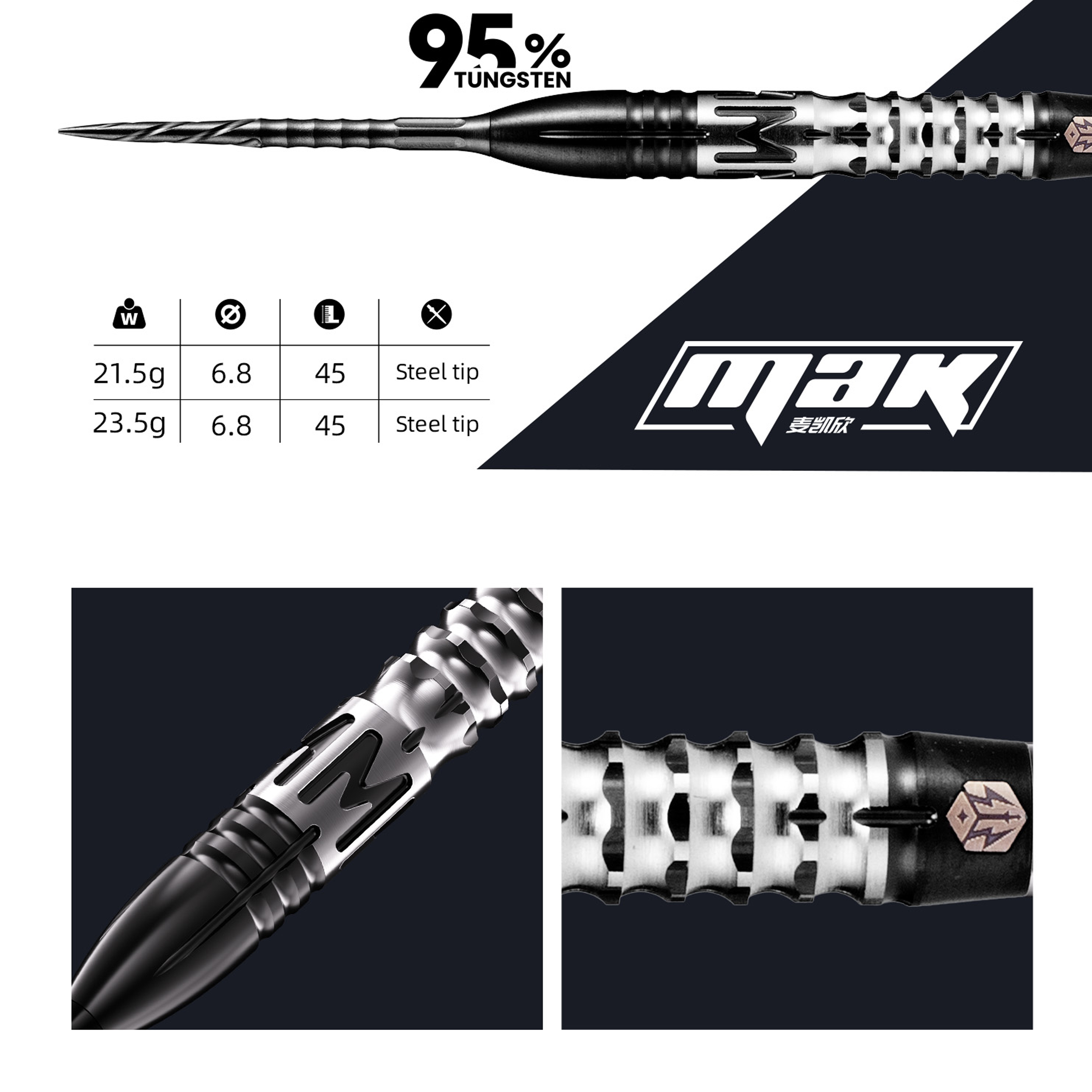 Caliburn - EVO Mak - Steeldart