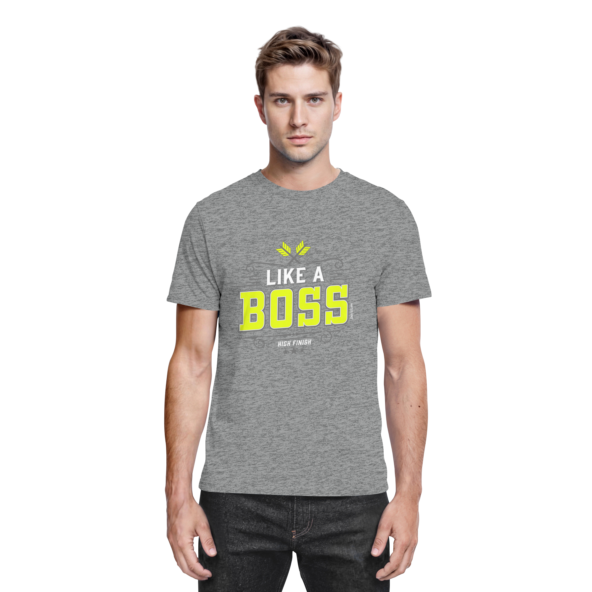 DartSturm - Like a Boss Yellow - Premium Shirt