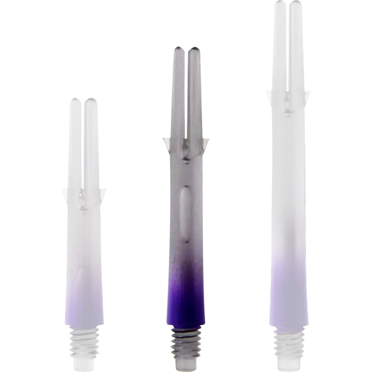 L-Style - L-Shaft Lock Straight TwoTone - Schwarz Klar Lila