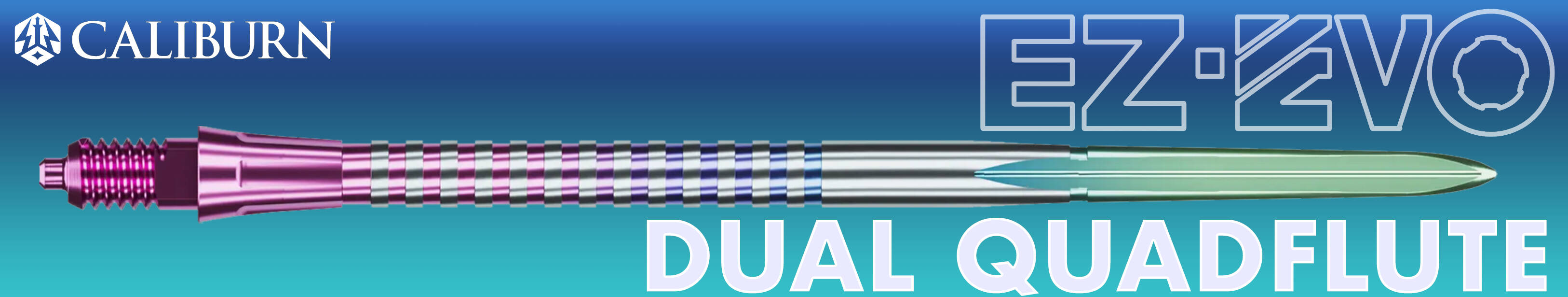Banner-Spitzen-Steeldart-Caliburn-EZEVO-DualQuadflute-3252x615