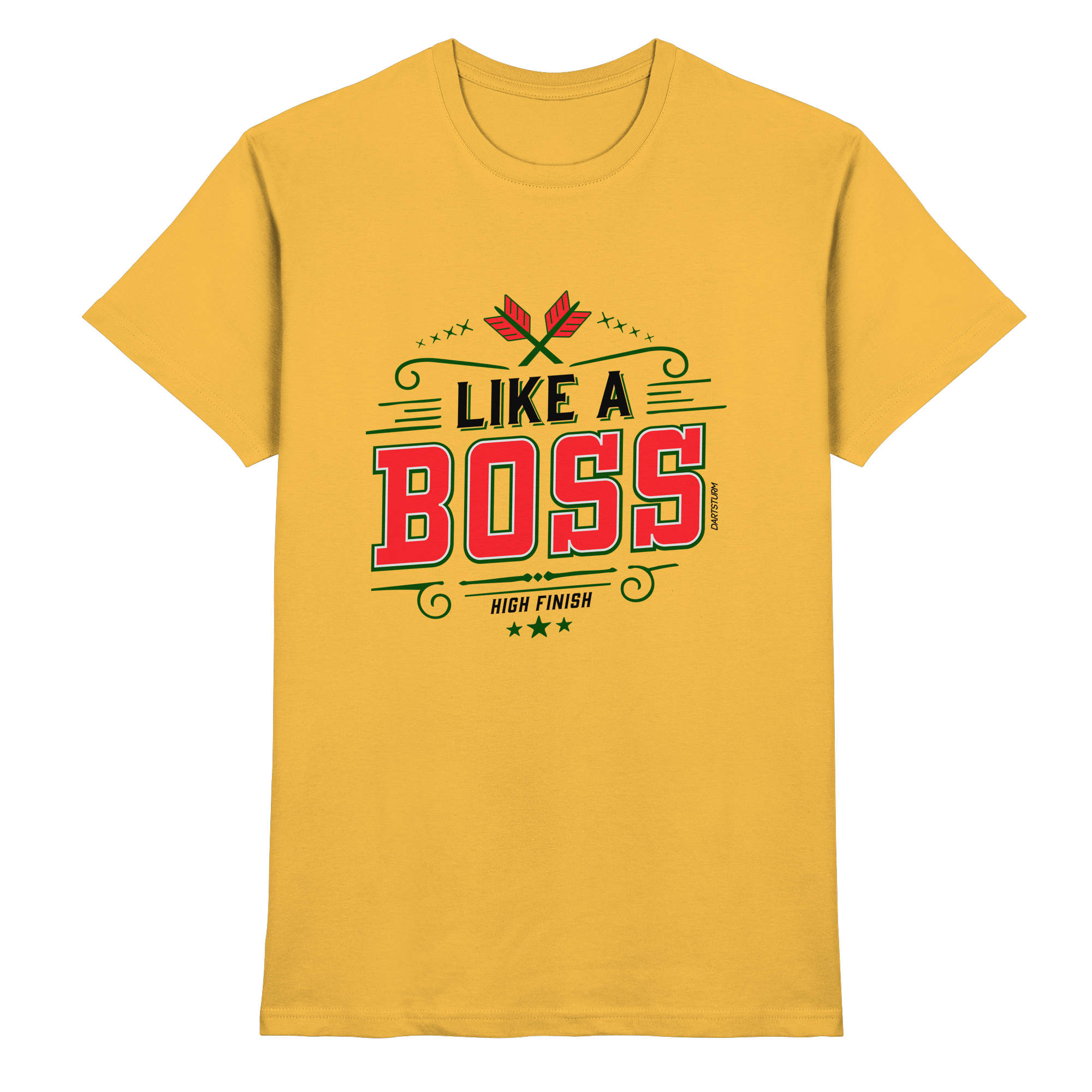 DartSturm - Like a Boss Red - Premium Shirt
