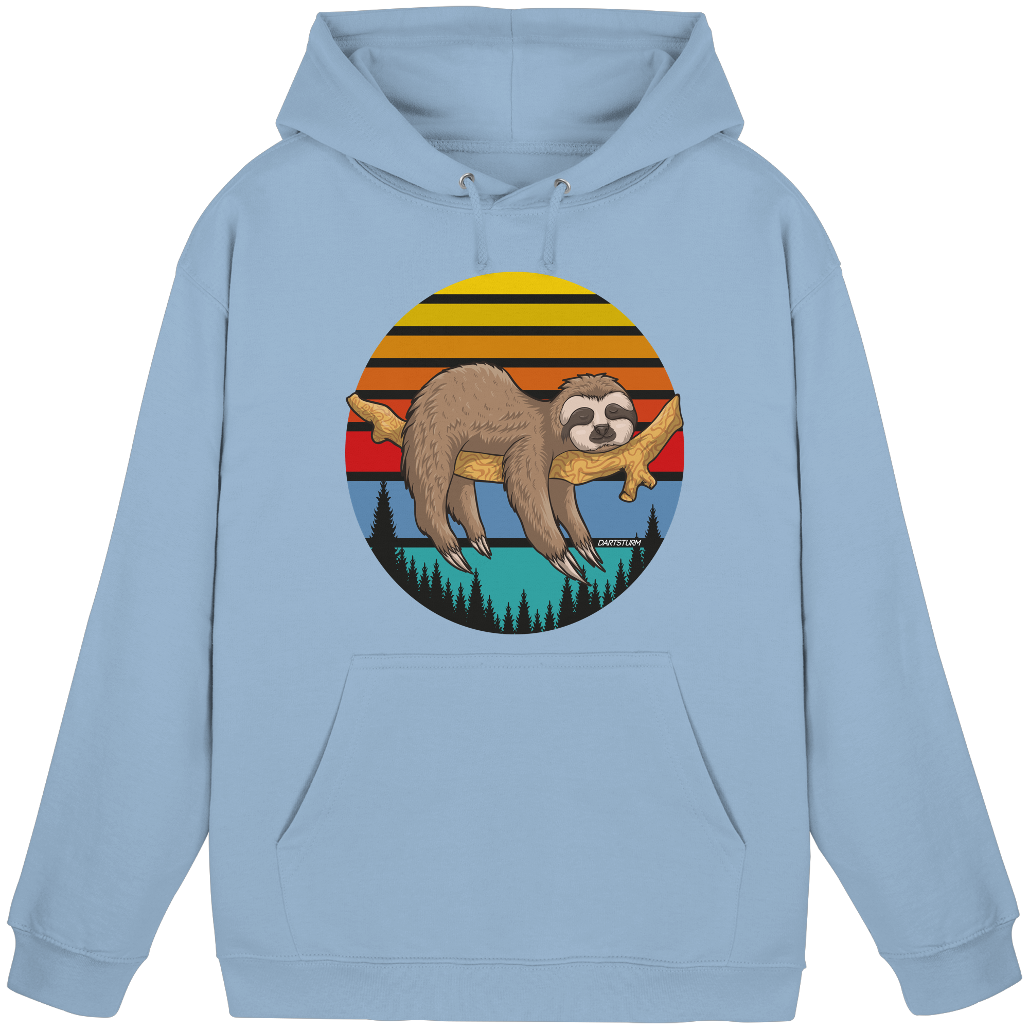DartSturm - Lazy Sloth - Basic Unisex Hoodie