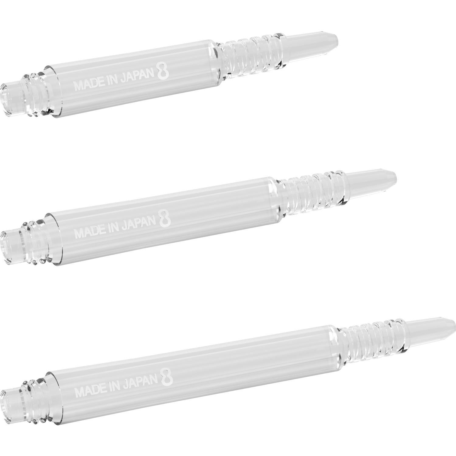 8 Flight - Regular Fixed Shaft - Transparent 8 Flight - Regular Fixed Shaft - Transparent